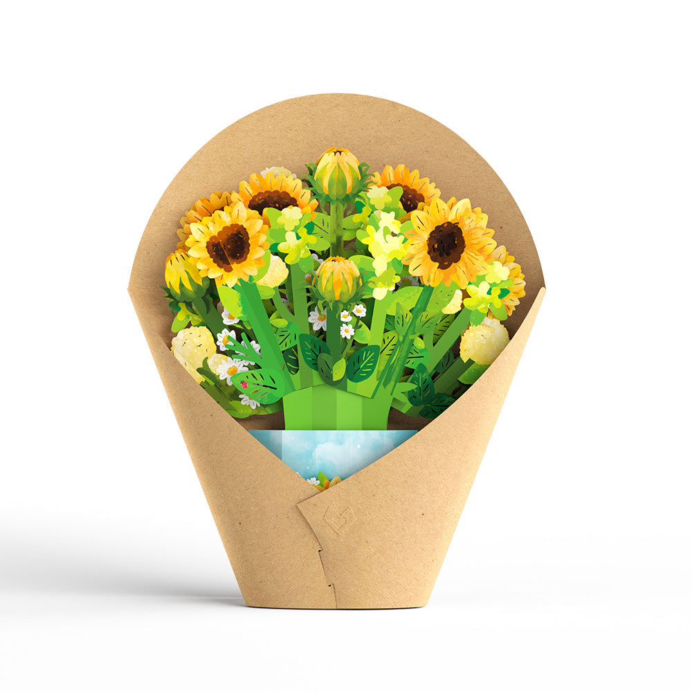 Sunflower Blooms Bouquet、mySite、solidvoid