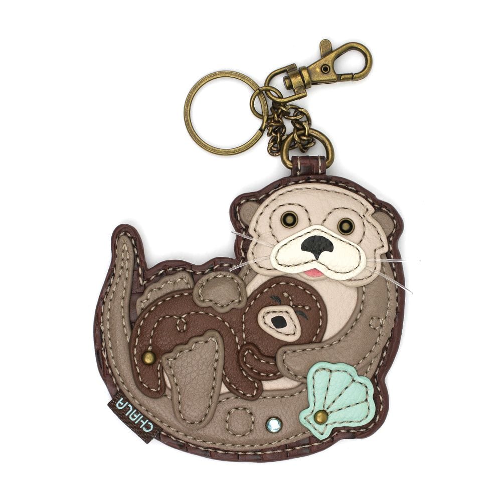 Sea Otter Collection by Chala Keychain, Crossbody Vegan、mySite、g9winljtr