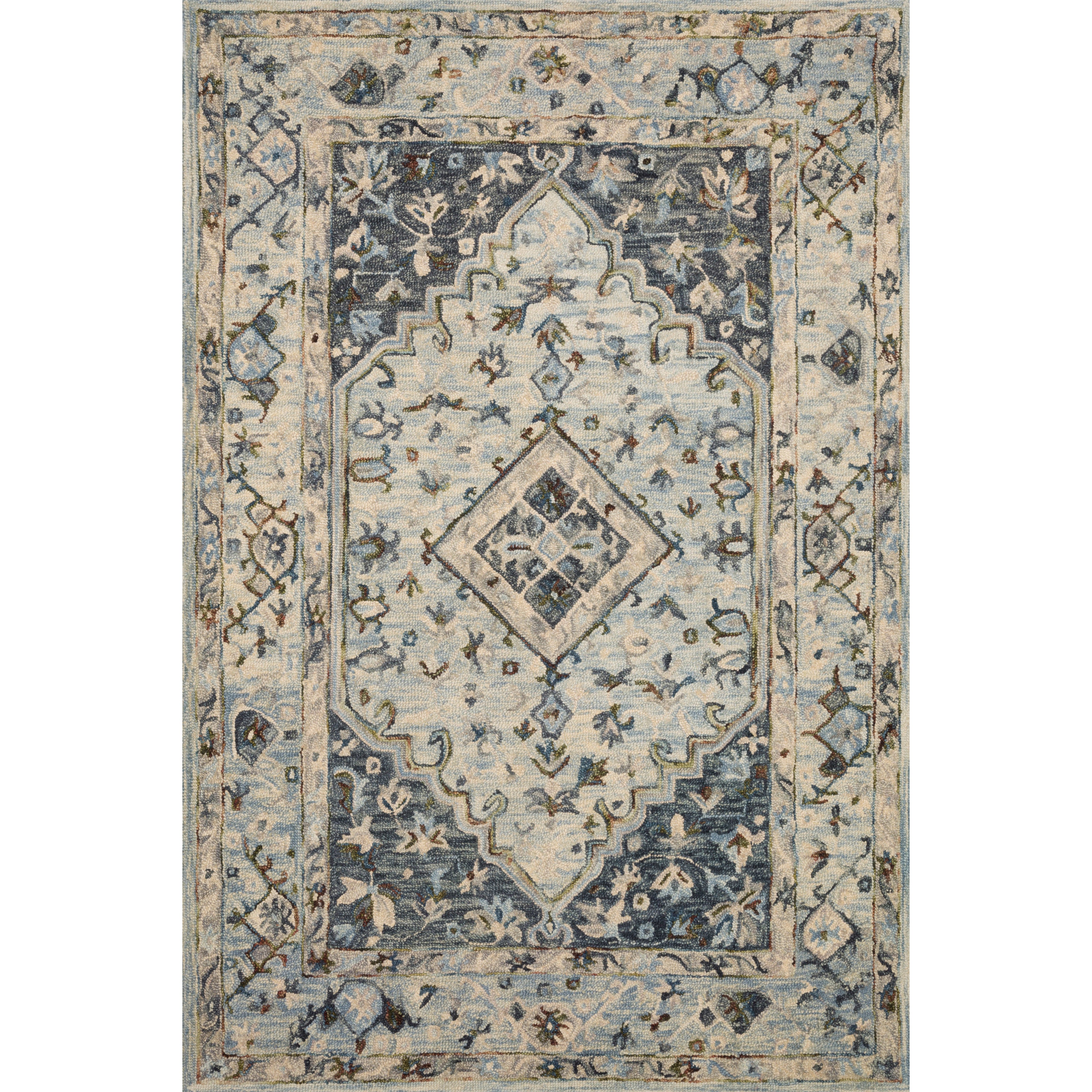 Beatty Lt. Blue Blue Area Rug、mySite、gigharbornorthrealestate