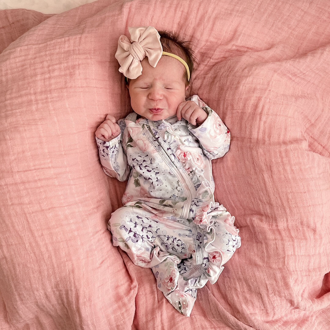  Girl Ruffle Zipper Footies | Best Sellers、mySite、layawaytickets