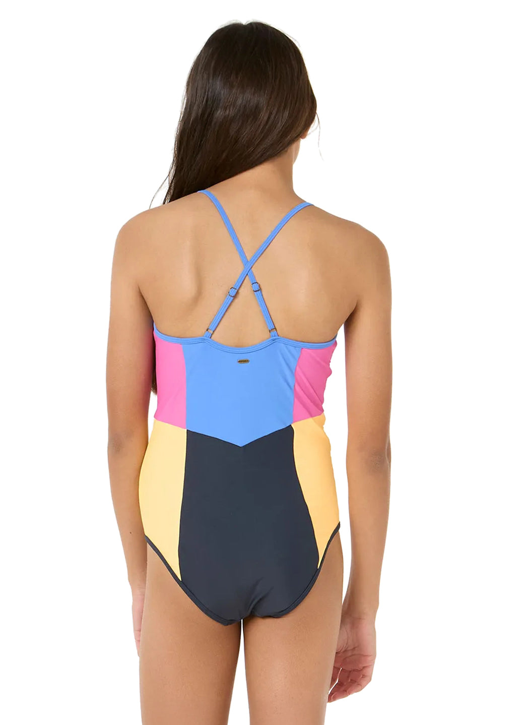 Rip Curl Girls' Block Party One Piece Swimsuit (Big Kid)、mySite、noshort