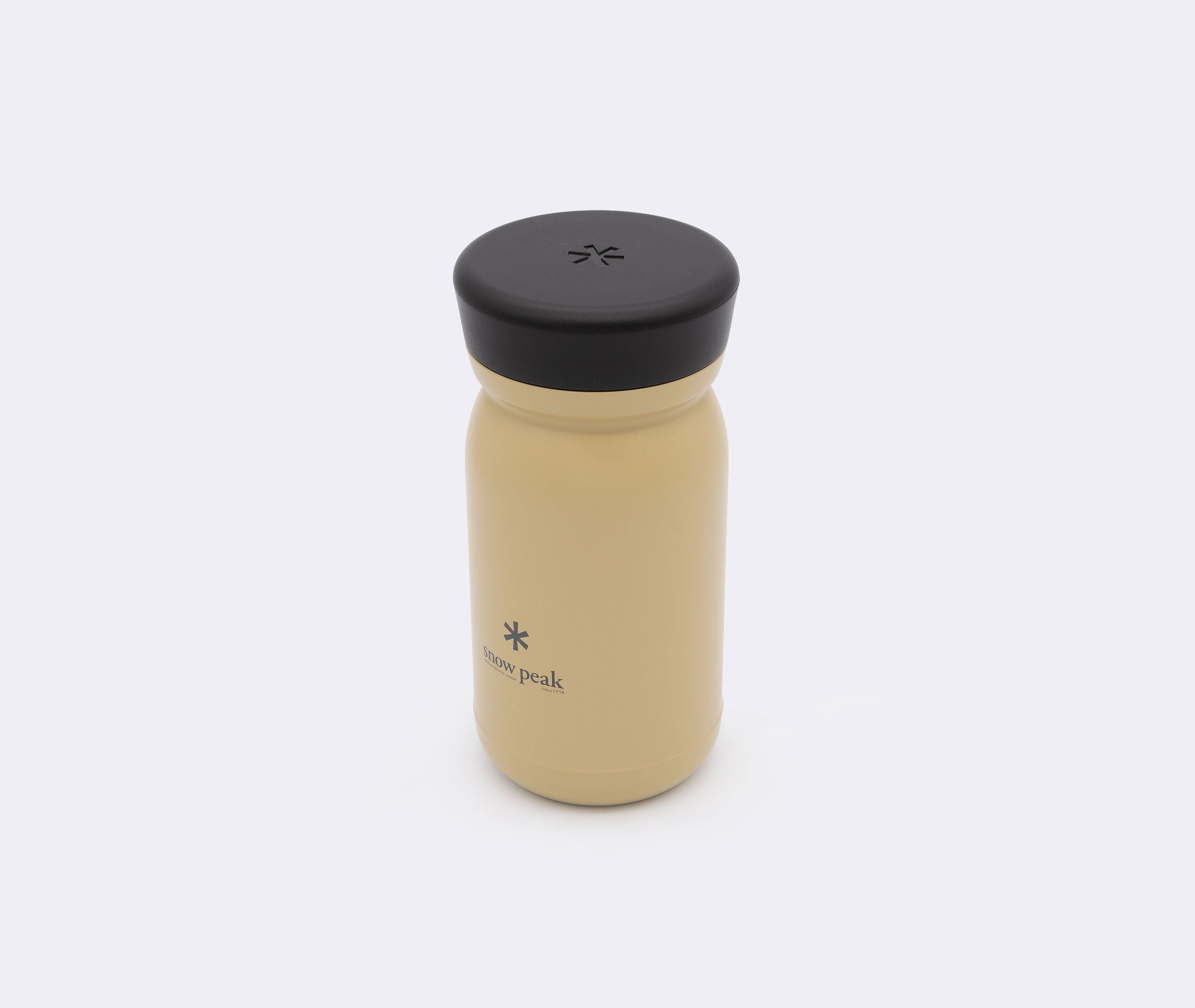 Stainless Vacuum Bottle MILK 350 - Sand、mySite、topwebapps