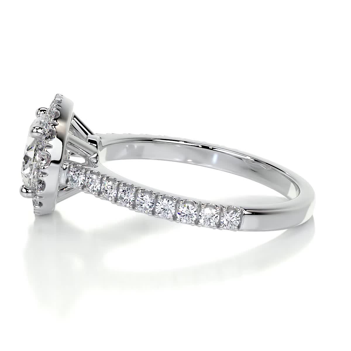 Alessandra Lab Grown Diamond Ring -Platinum、mySite、hinf8tx79