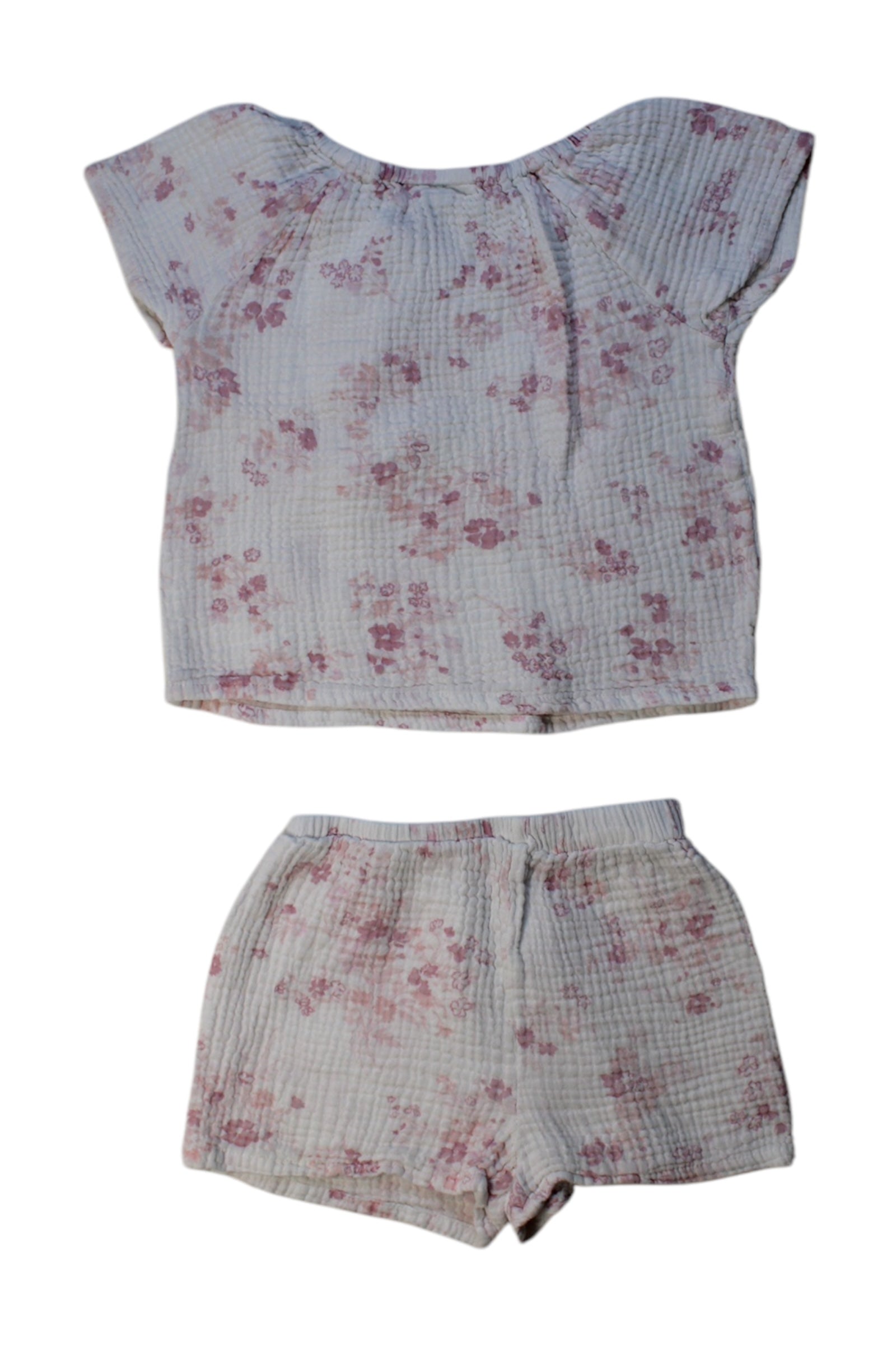 The Little White Company Floral Short Set - Size 2-3T、mySite、g9winljtr