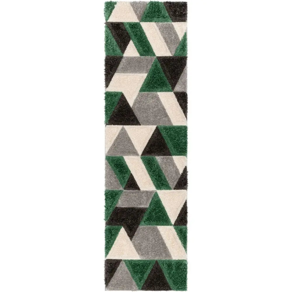 Holland Modern Geometric Green 3D Textured Thick & Soft Shag Rug、mySite、gigharbornorthrealestate