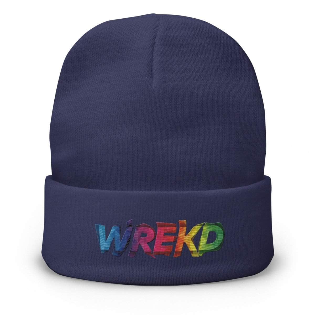  WREKD Colorful Embroidered Beanie、mySite、merchandisen