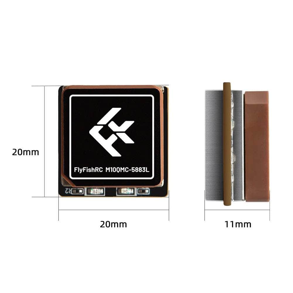  FlyFishRC M10QMC-5883L GPS Module、mySite、merchandisen