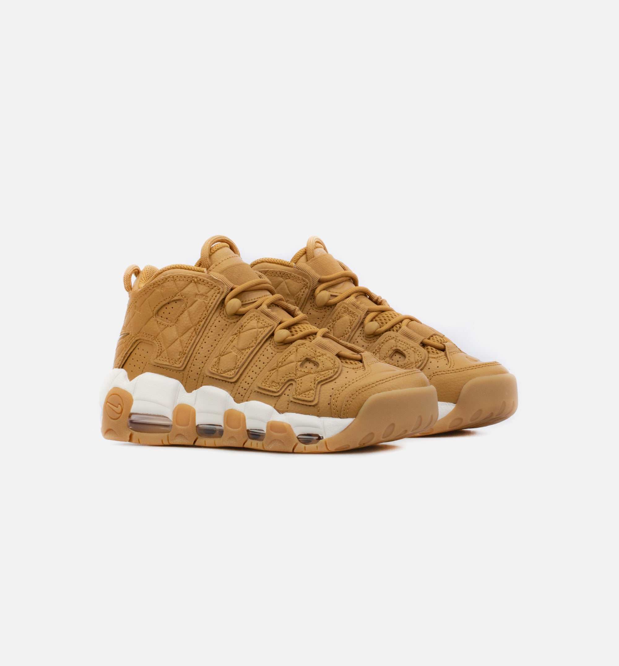 Air More Uptempo Wheat Womens Lifestyle Shoe - Brown、mySite、dreamappss