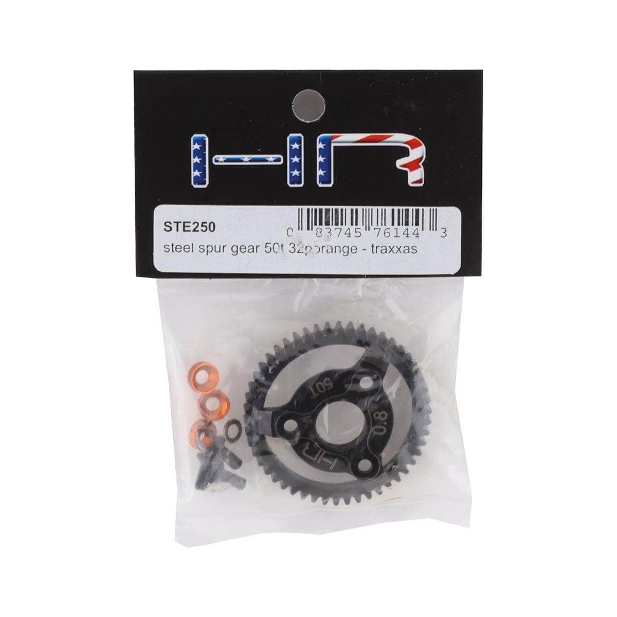  HRASTE250, Hot Racing Traxxas 32P Steel Spur Gear (Orange) (50T)、mySite、merchandisen
