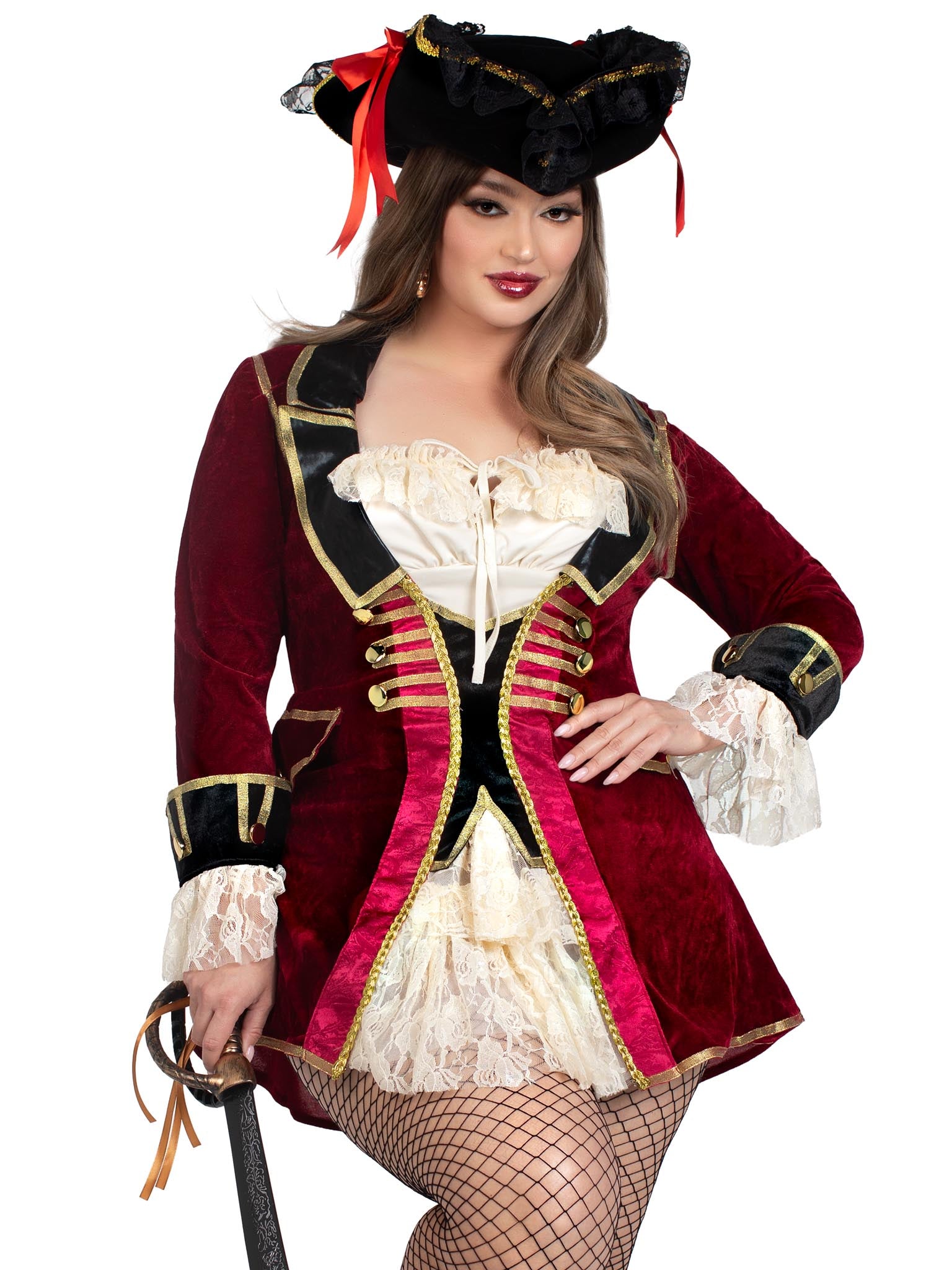 Plus Captivating Captain Pirate Costume、mySite、bengalsvssteelers