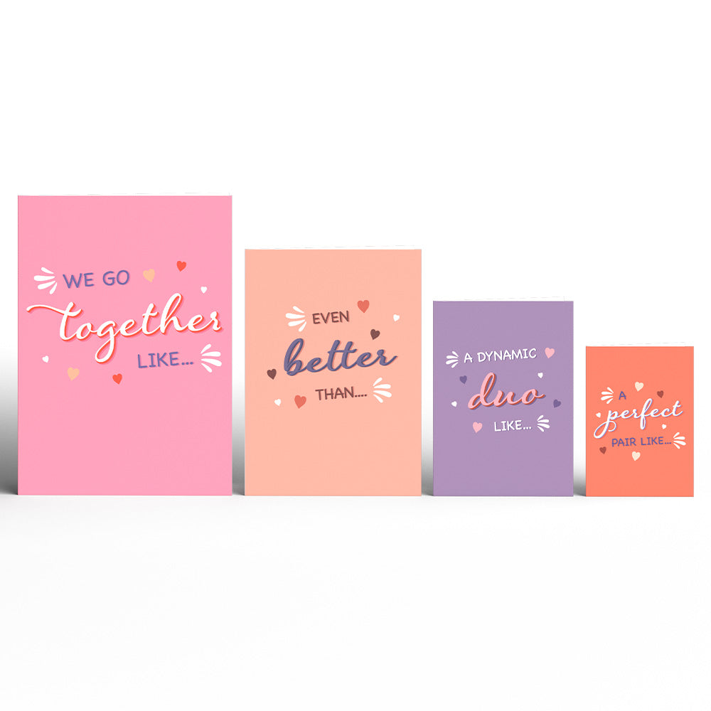 We Go Together Like... Valentine's Day 4-in-1 Nesting Card、mySite、solidvoid