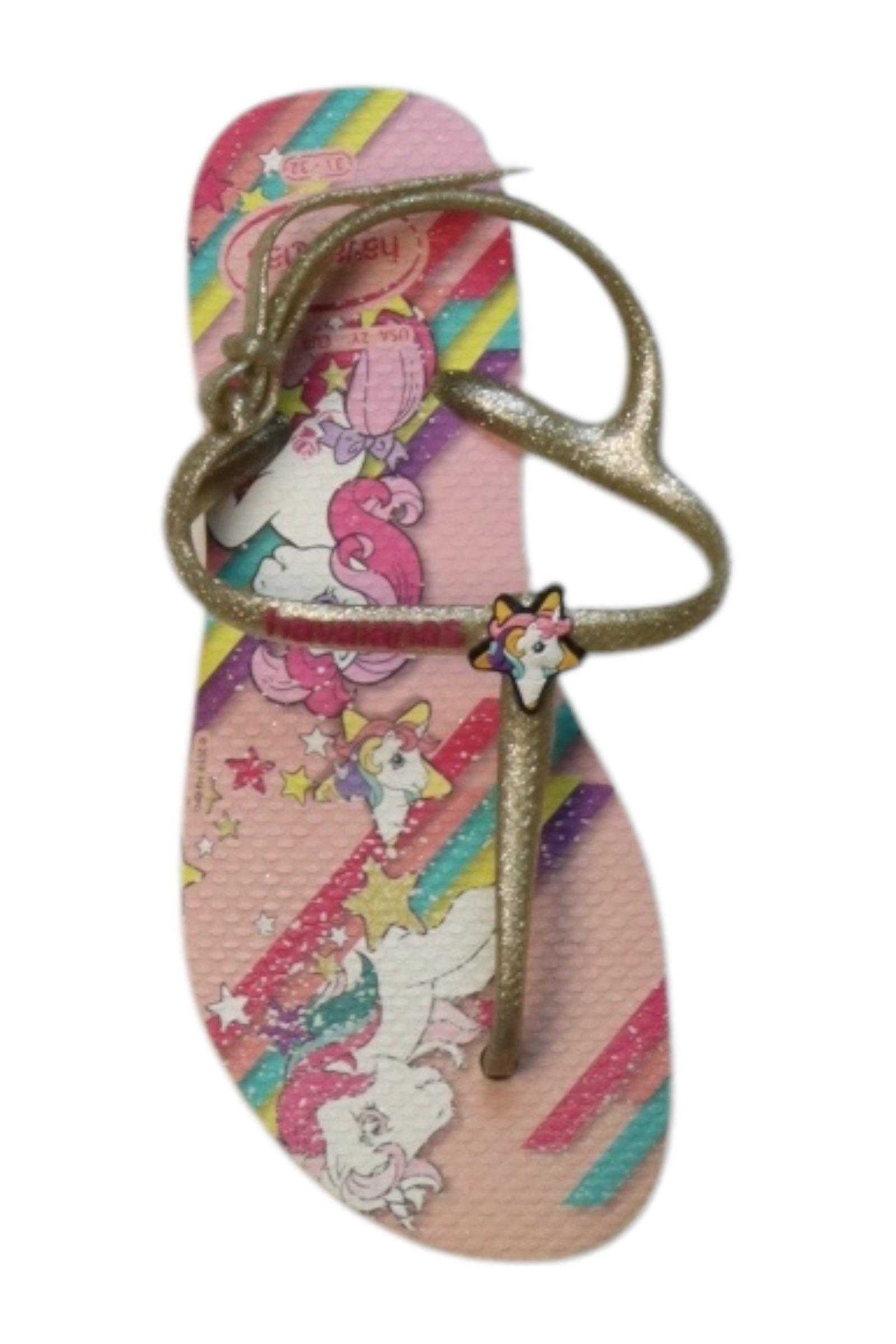 Havaianas Unicorn Rainbow Flip Flops EU33-34、mySite、g9winljtr