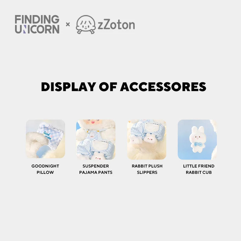  【NEW】F.UN zZoton Vinyl Plush-Goodnight Bunny zZoton、mySite、greenlandpopulation