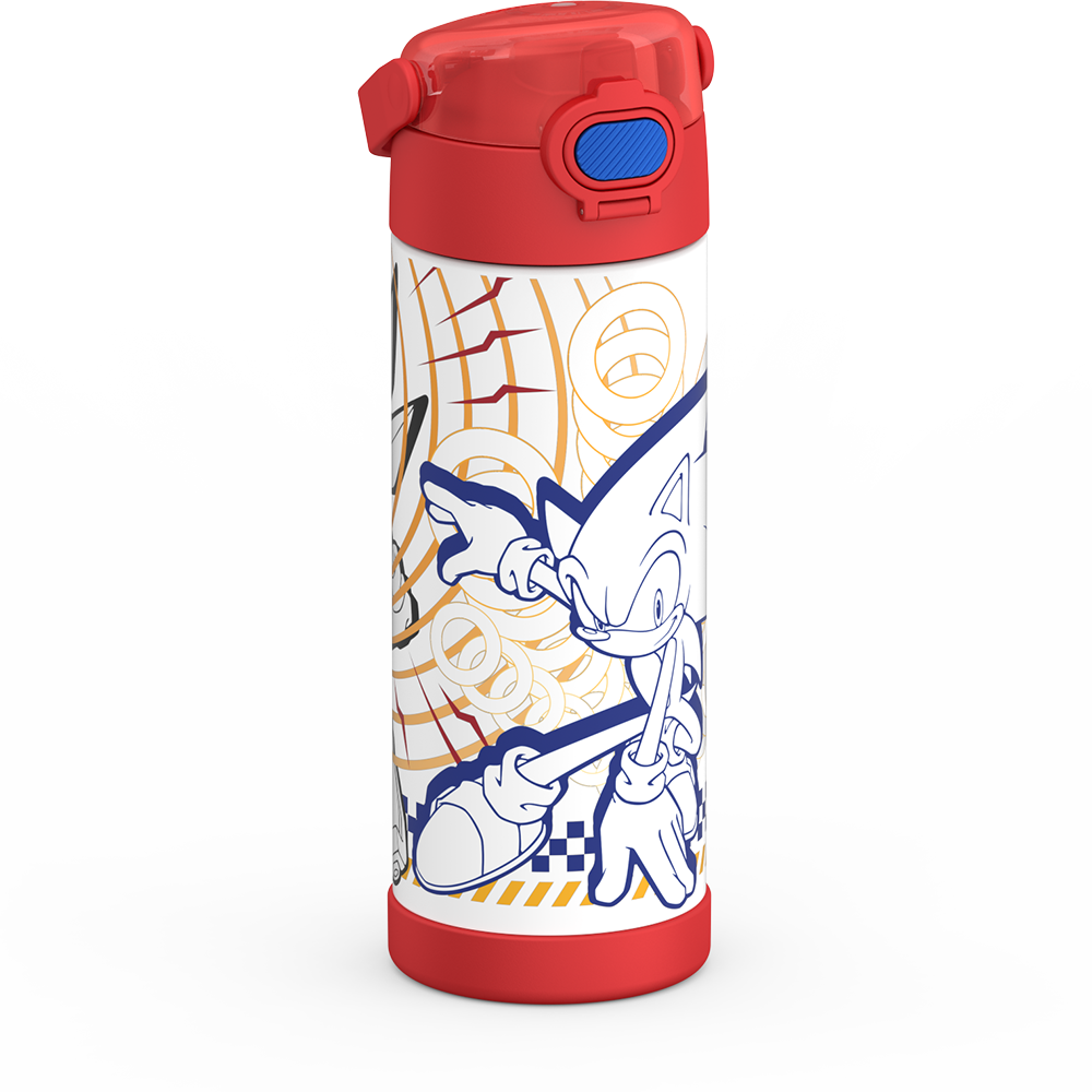16oz FUNTAINER® WATER BOTTLE SONIC THE HEDGEHOG™、mySite、noshort