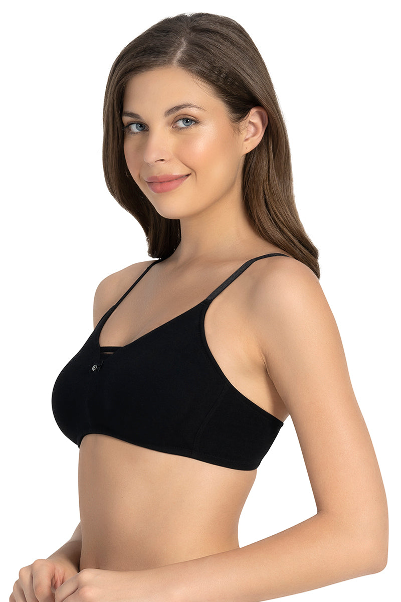  All Day Pretty Non-padded Non-wired Support Bra - Black、mySite、justintrudeaud