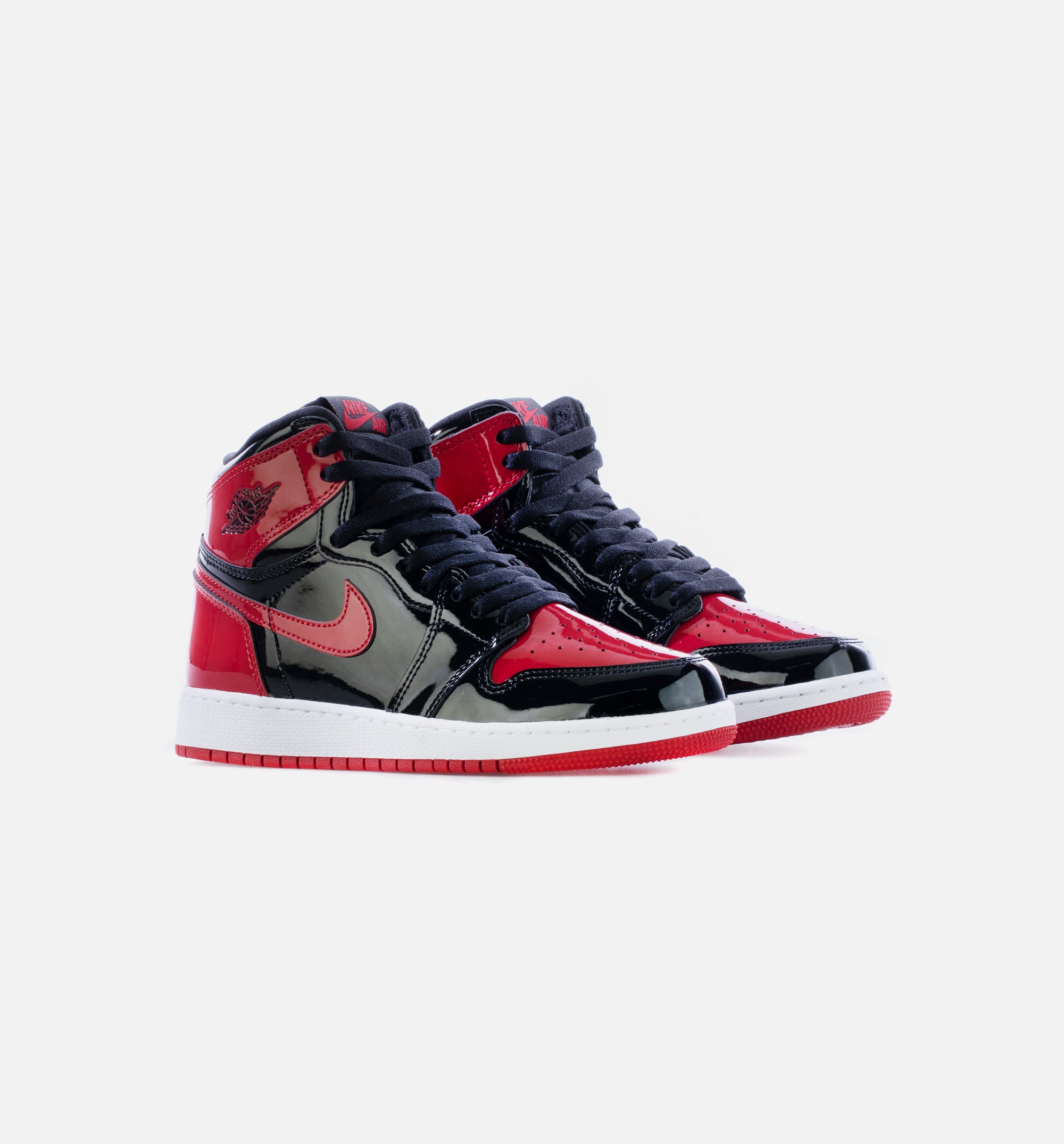 Air Jordan 1 High OG Patent Bred Grade School Lifestyle Shoe - Black/White/Varsity Red Limit One Per Customer、mySite、dreamappss