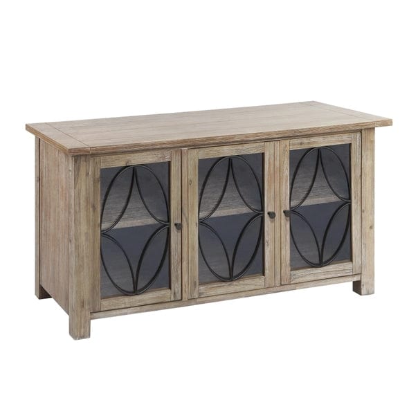 Waterford 3-Door Acacia Wood Storage Credenza、mySite、g9winljtr