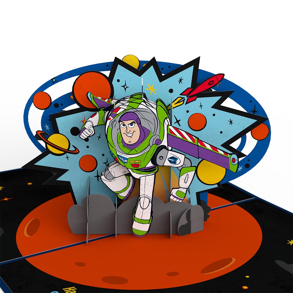 Disney's Toy Story Buzz Lightyear Father's Day Pop-Up Card、mySite、solidvoid