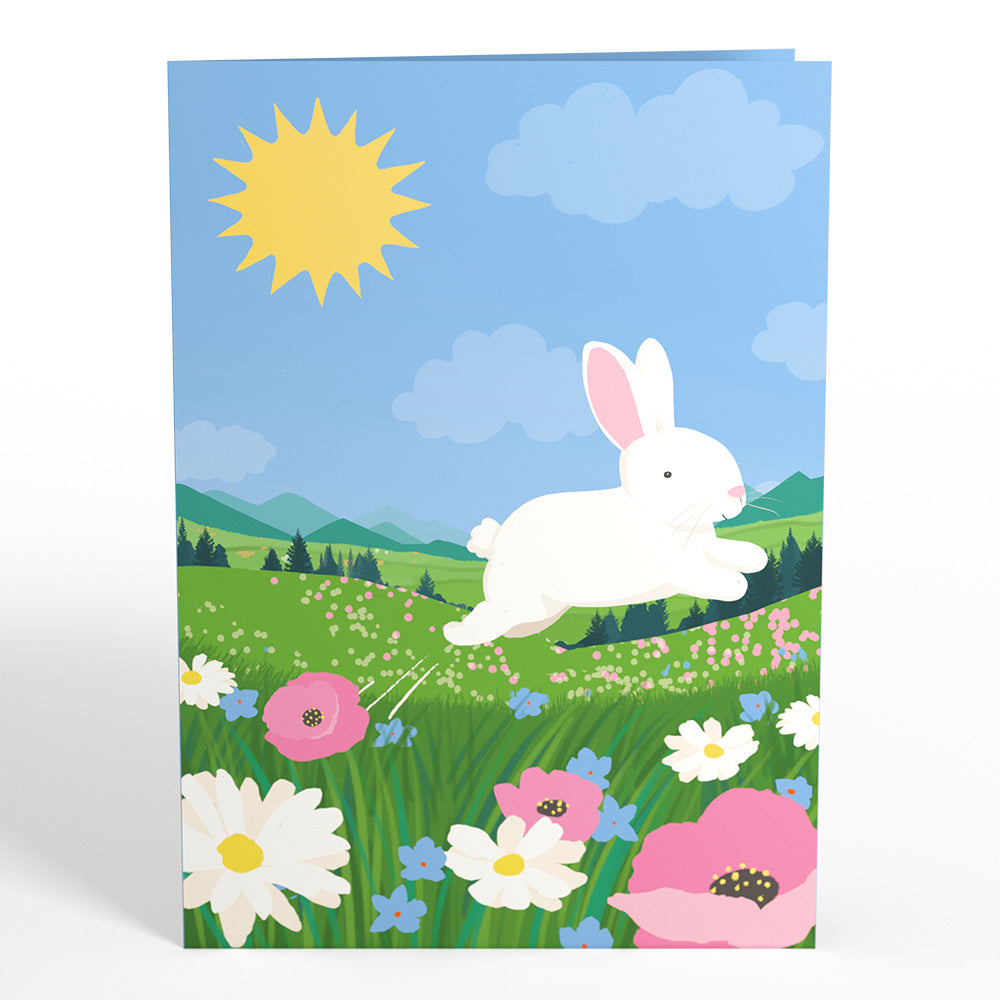 Happy Easter Spring Meadow Pop-Up Card、mySite、solidvoid