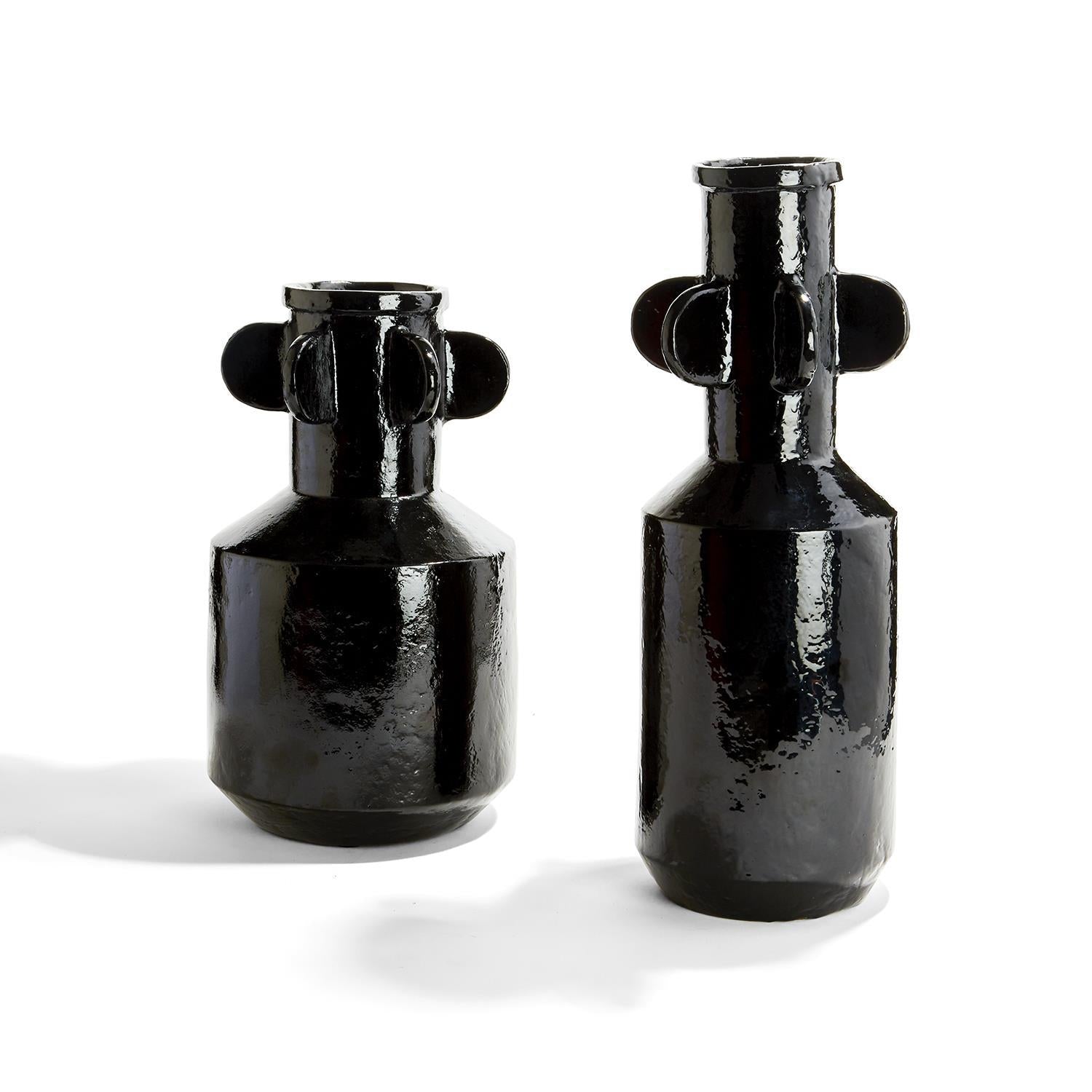  Spindale Black Vase Set Of 2、mySite、elrpsem3k