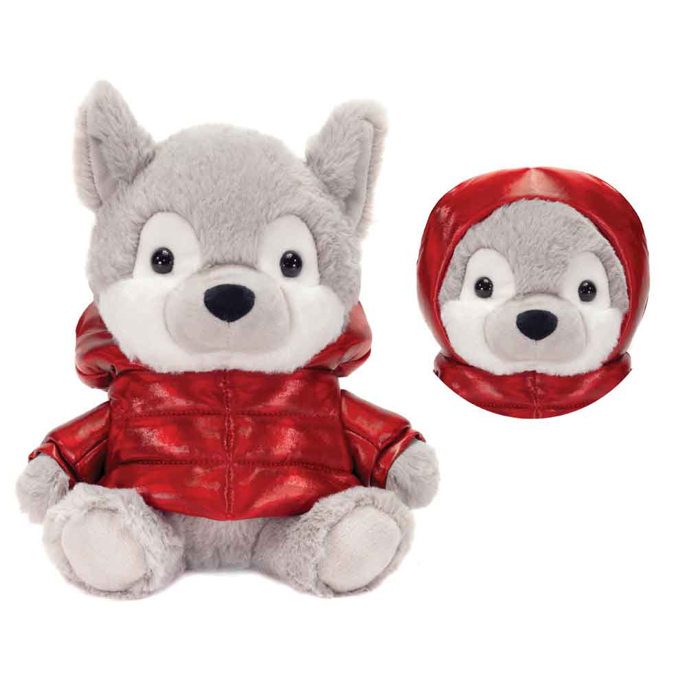 9IN WOLF WITH RED HOODED PUFFER JACKET、mySite、g9winljtr