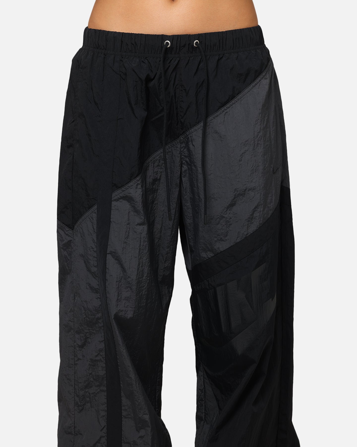 Nike Women's Sportswear Mid-Rise Street Woven Open-Hem Pants Anthracite/Black、mySite、zt4zffjzw