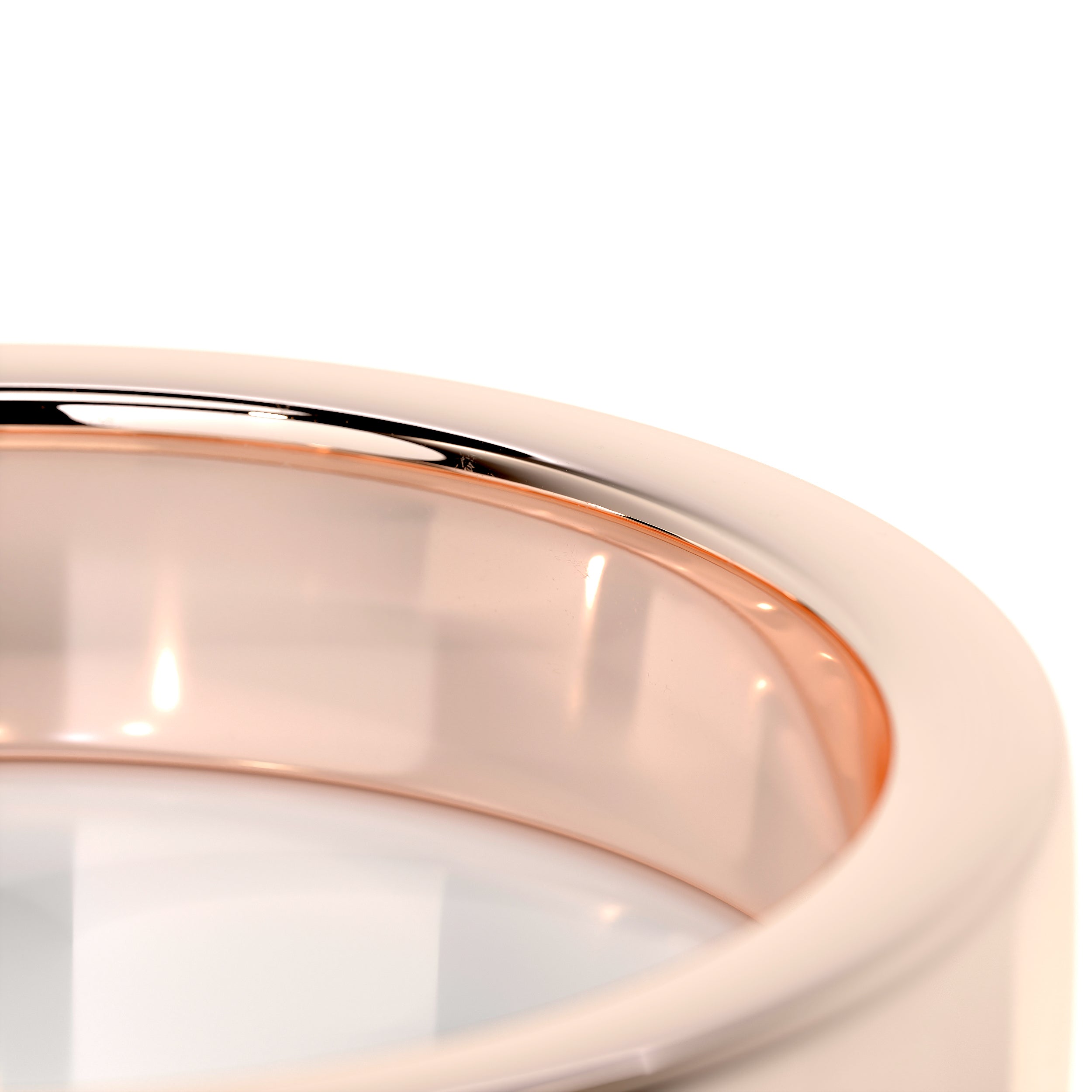 Peter Men's Wedding Band -14K Rose Gold、mySite、hinf8tx79