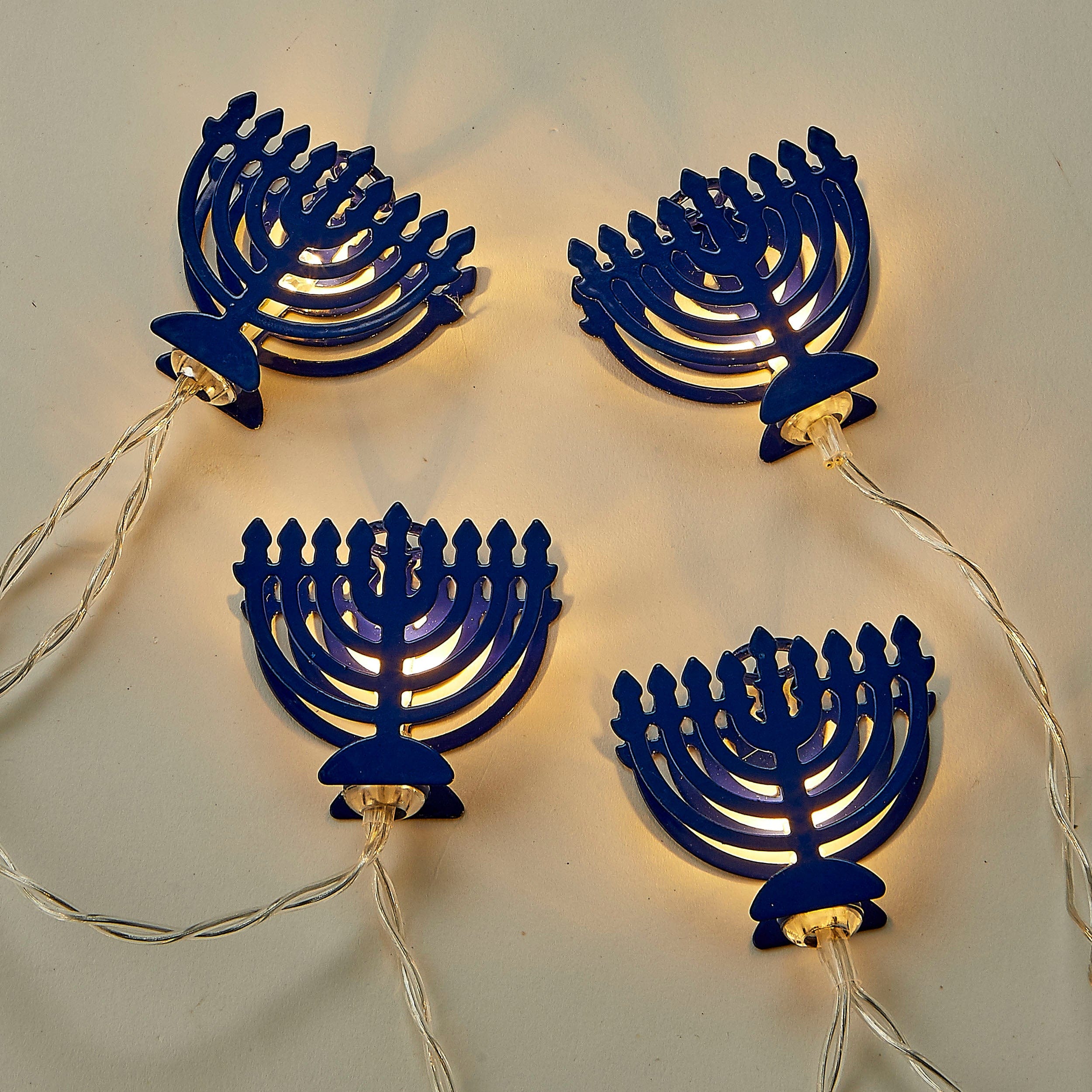 Blue Menorah String Lights、mySite、topwebapps