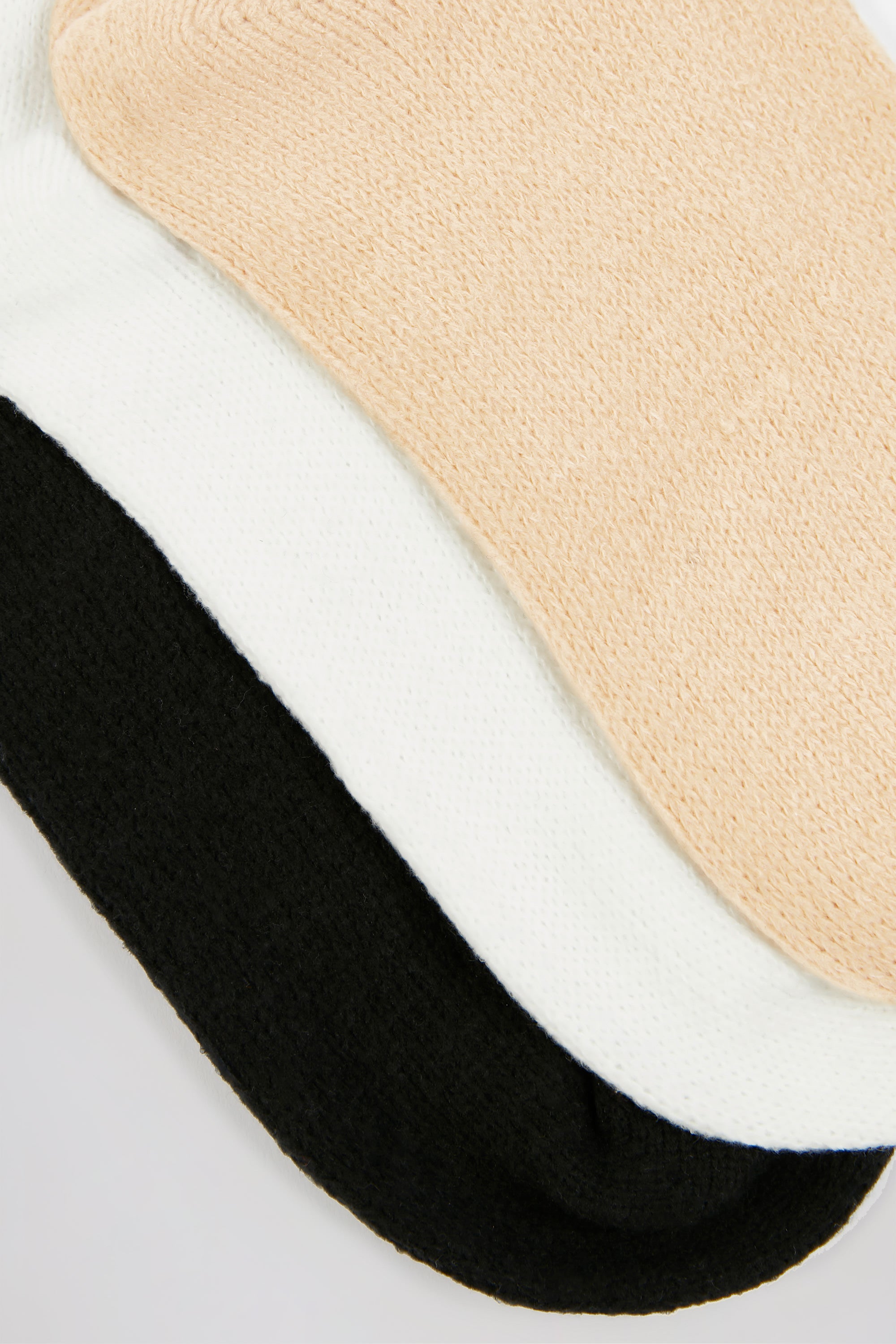 Slouchy Rib Sock Bundle in Neutral、mySite、solidvoid