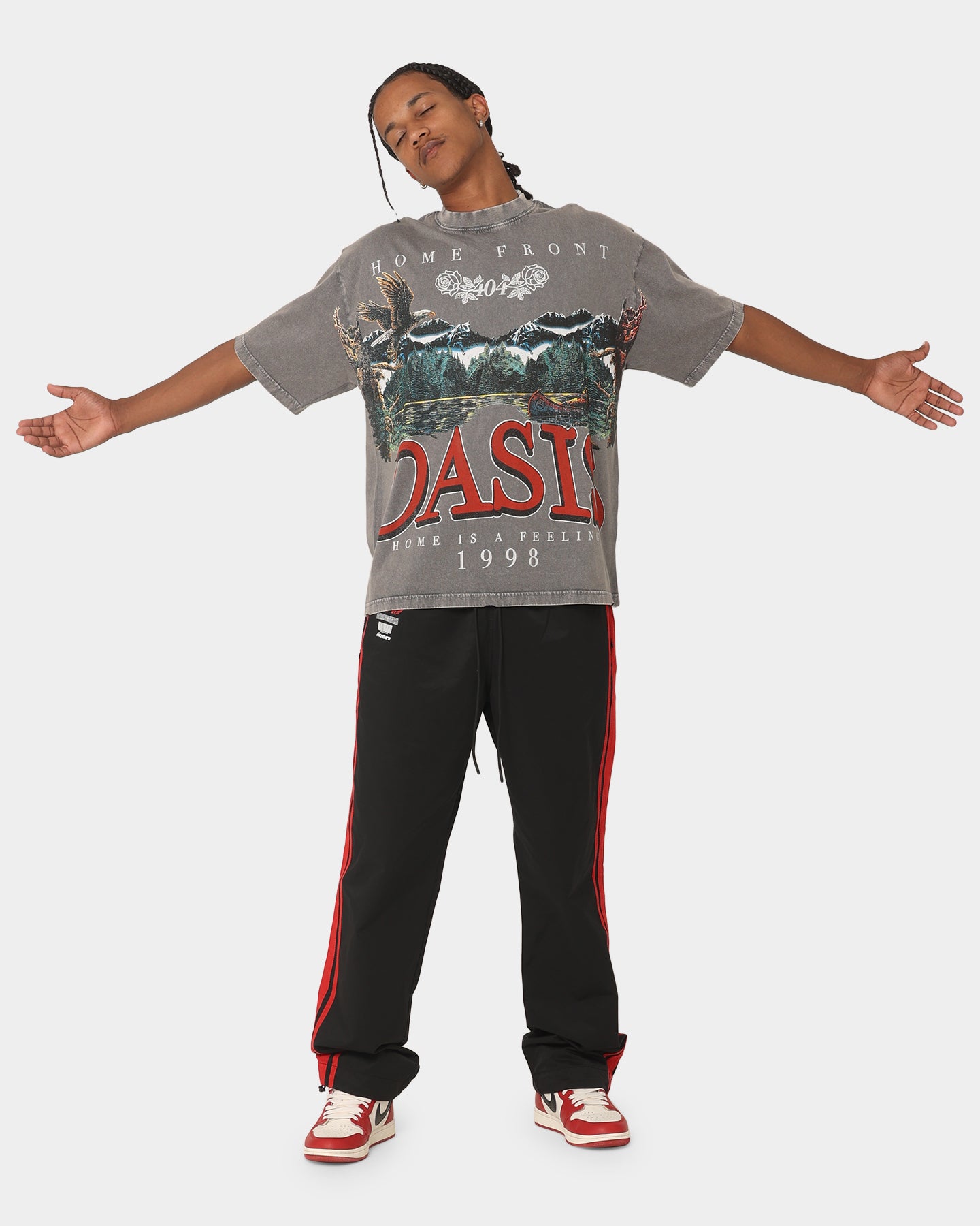 404 Oasis Vintage T-Shirt Charcoal、mySite、zt4zffjzw