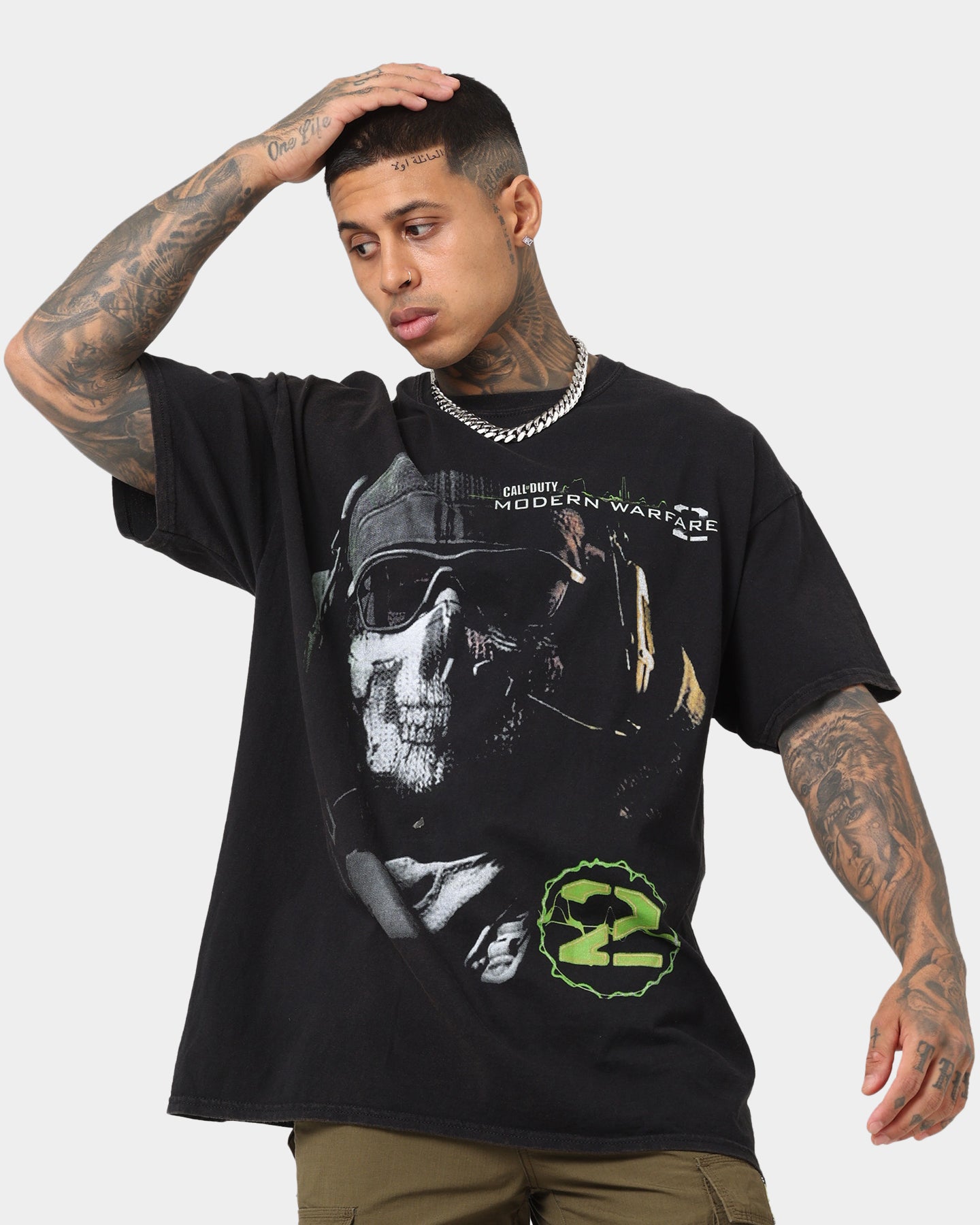 Goat Crew Modern Warfare Vintage T-Shirt Vintage Wash、mySite、zt4zffjzw