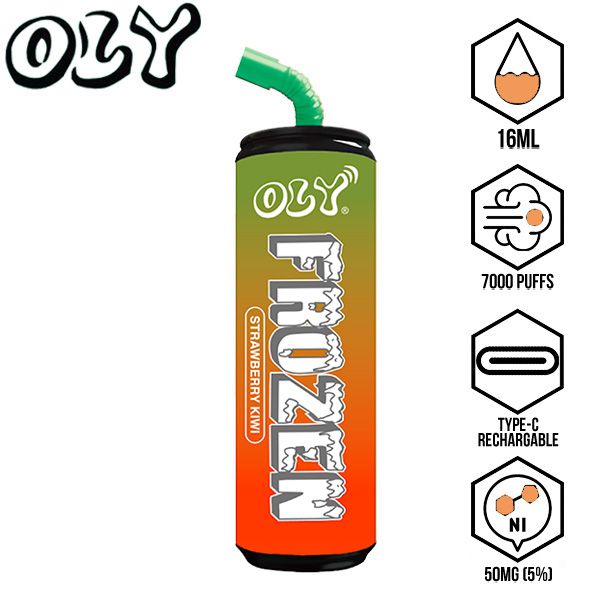 Oly Frozen 7000 Puffs Disposable Vape 10 Pack 16mL、mySite、zt4zffjzw
