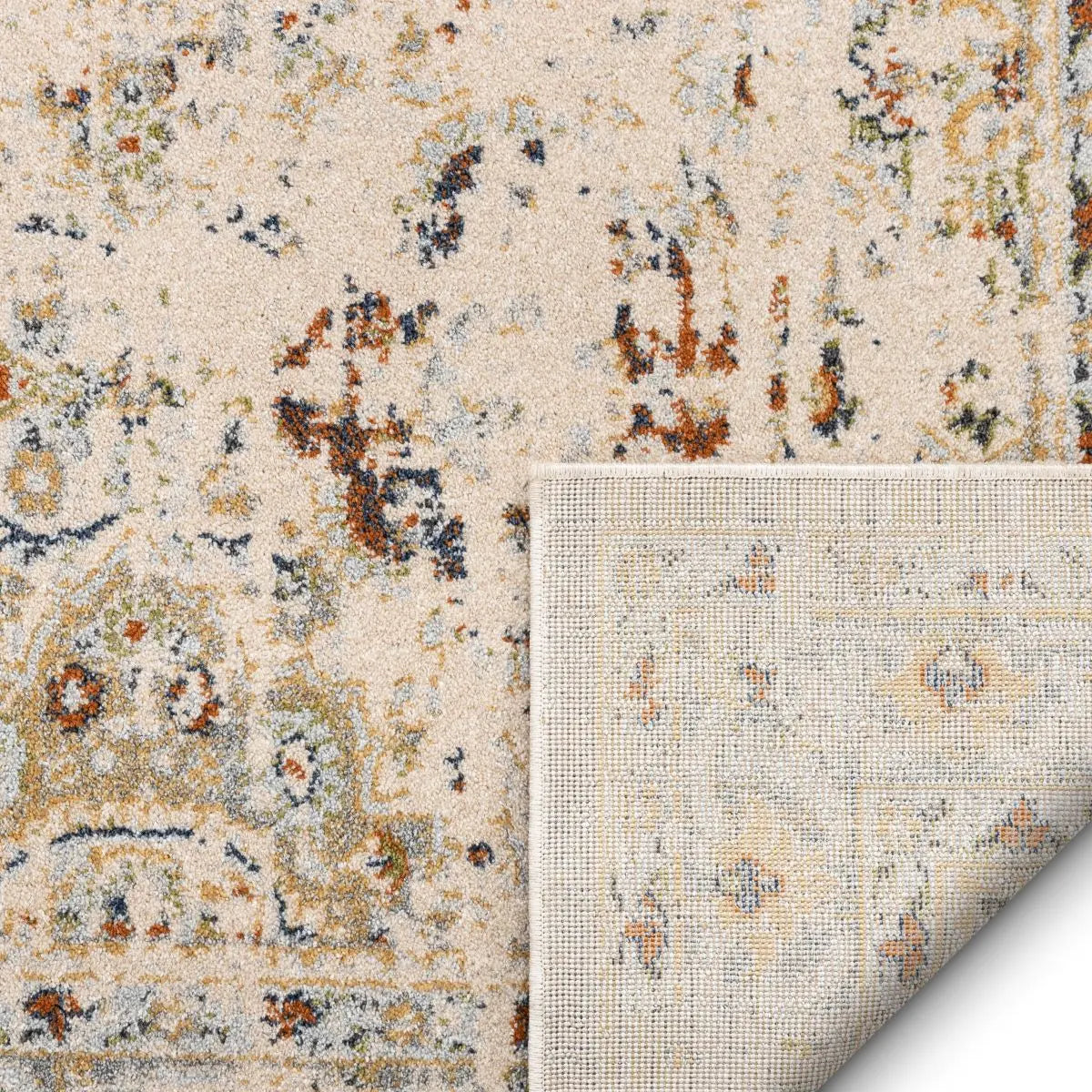 Kian Cream Vintage Panel Distressed Rug、mySite、gigharbornorthrealestate