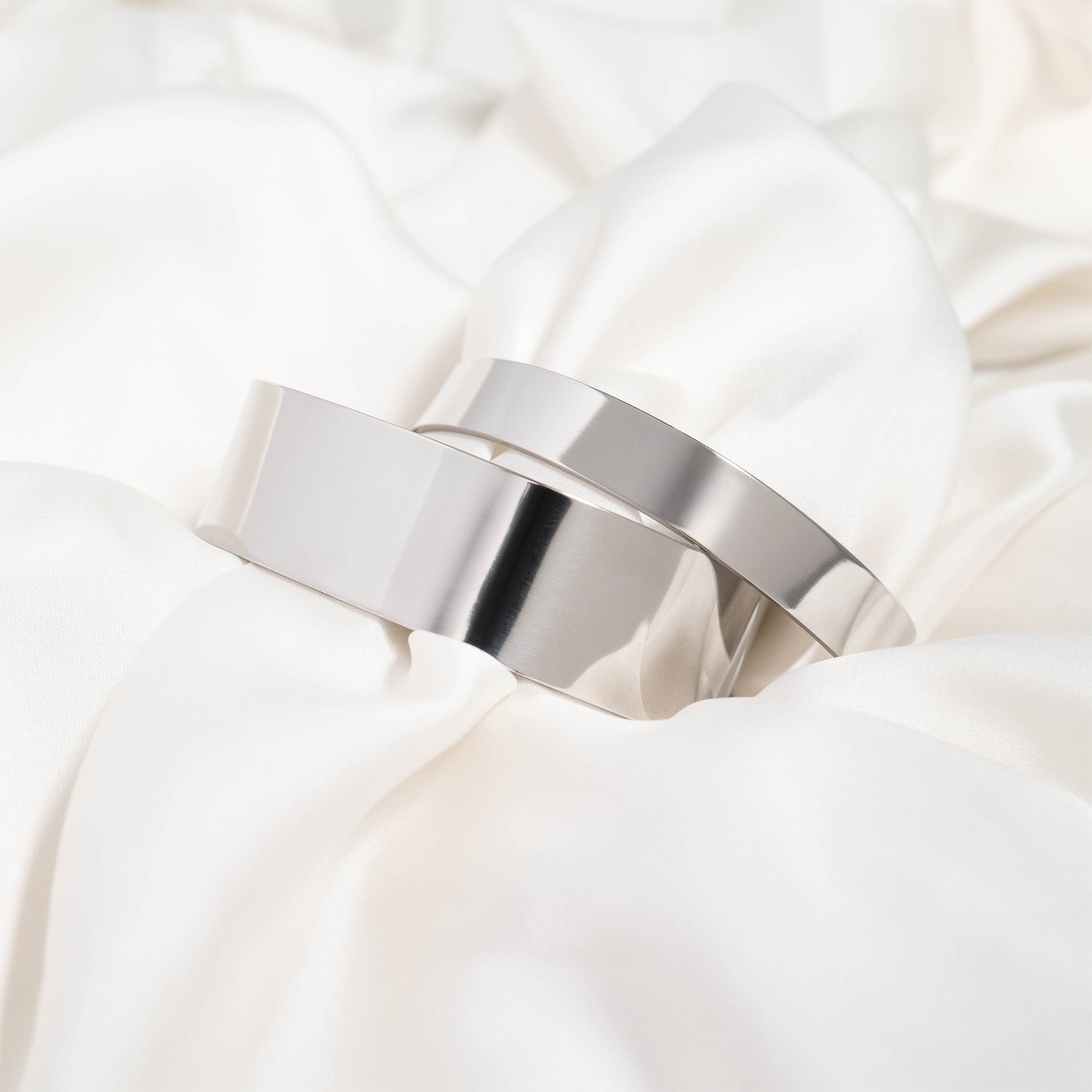 Stainless Steel Rounded Blank Cuff Bracelet / SBB0001、mySite、dreamappss