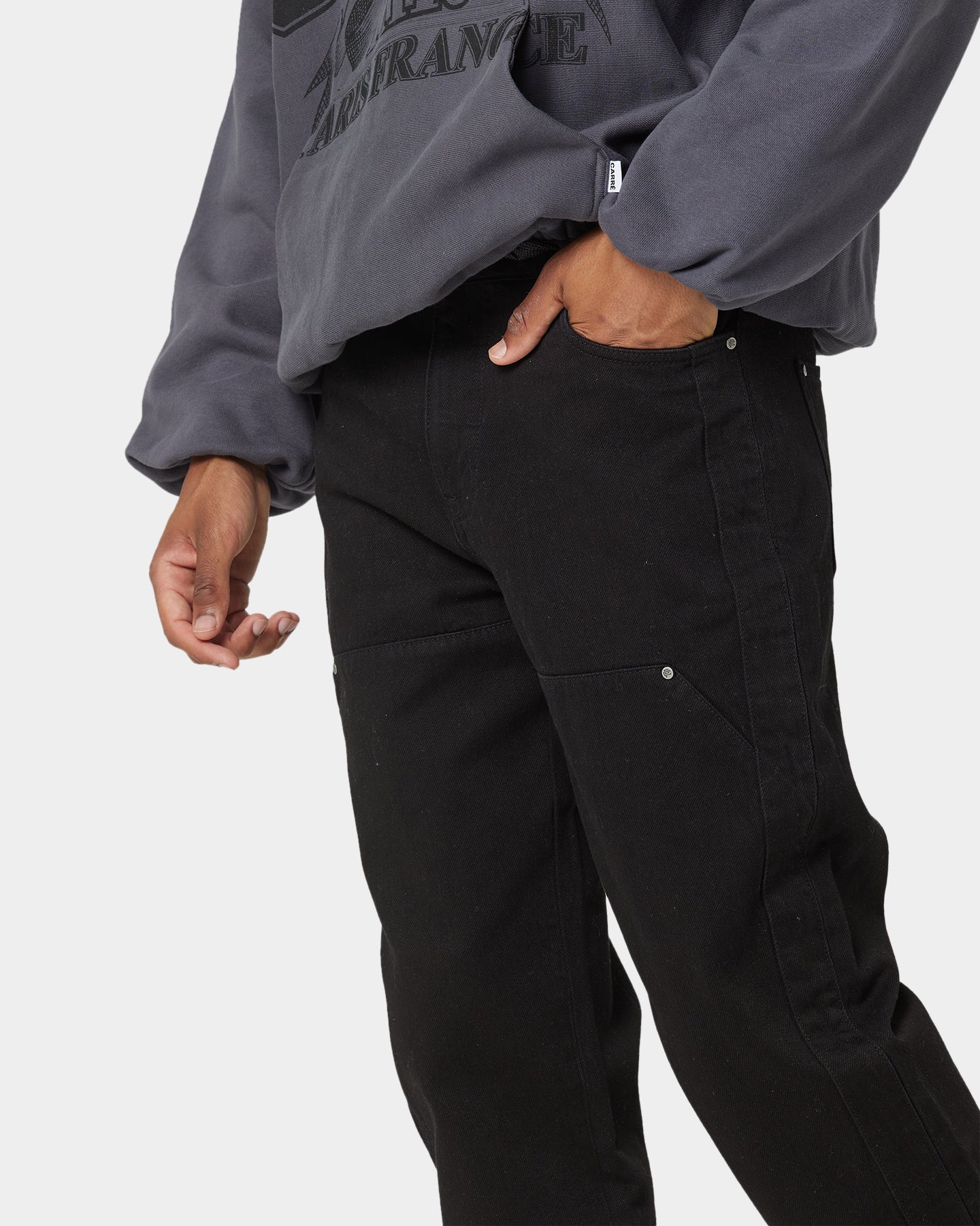 Carre Construct Slim Jeans Black、mySite、zt4zffjzw