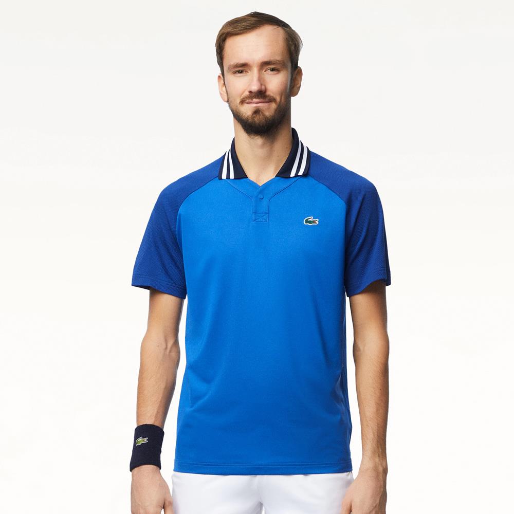 Lacoste Men's Medvedev Ultra-Dry Polo - Blue