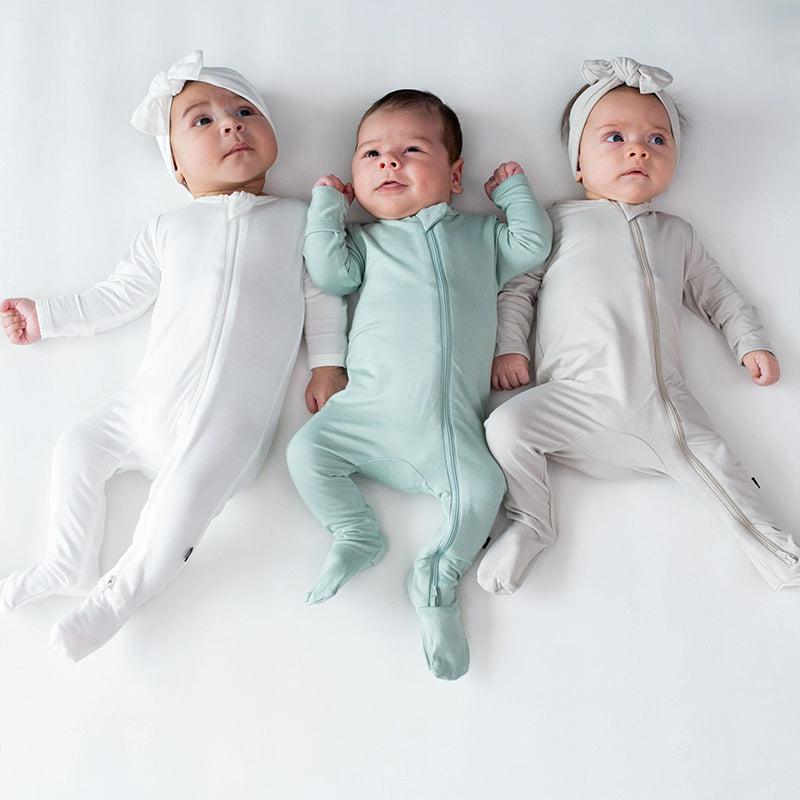  Kyte Baby Zippered Footed Sleepsuit - Oat、mySite、merchandisen