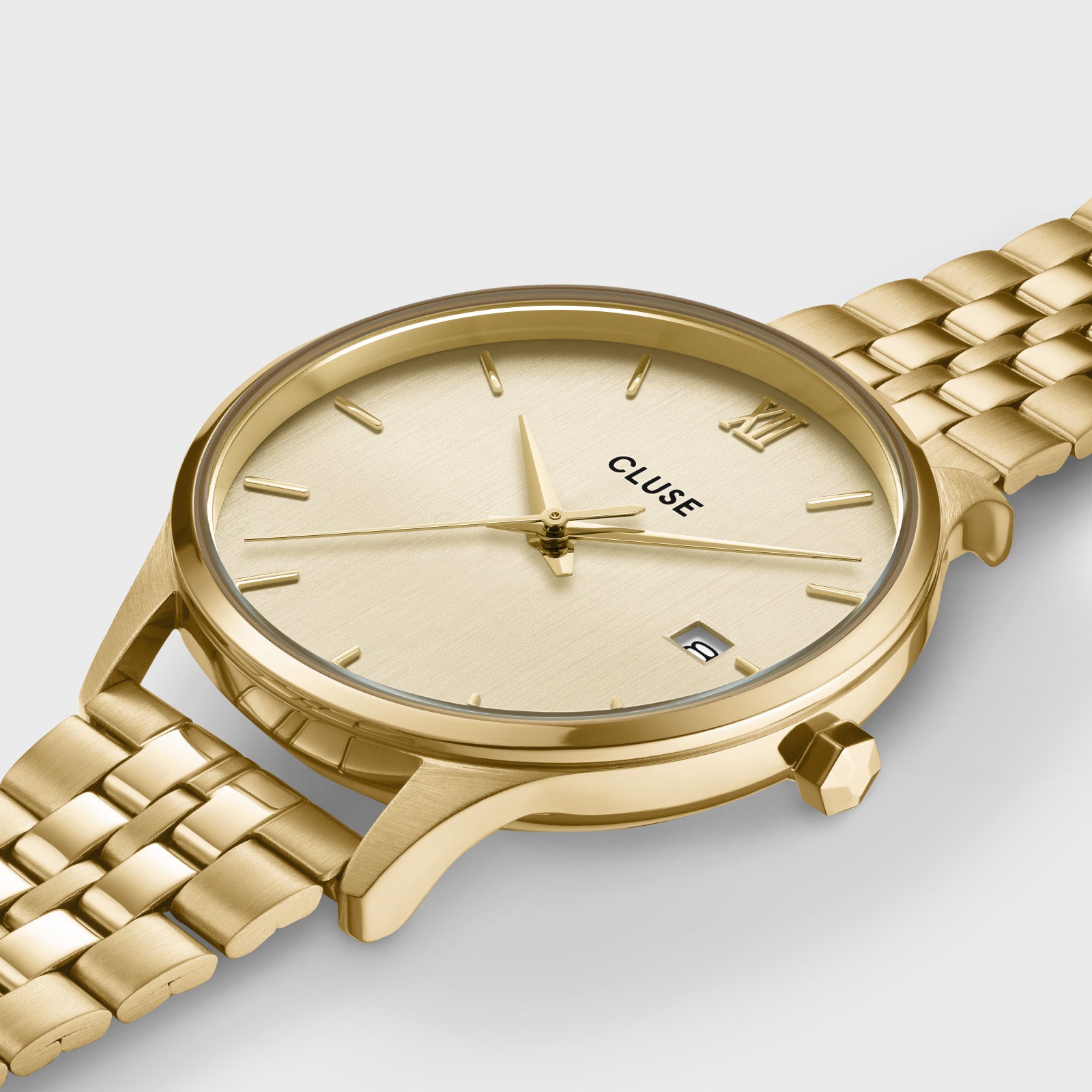 Minuit Date Watch Steel, Full Gold Colour、mySite、botmansion
