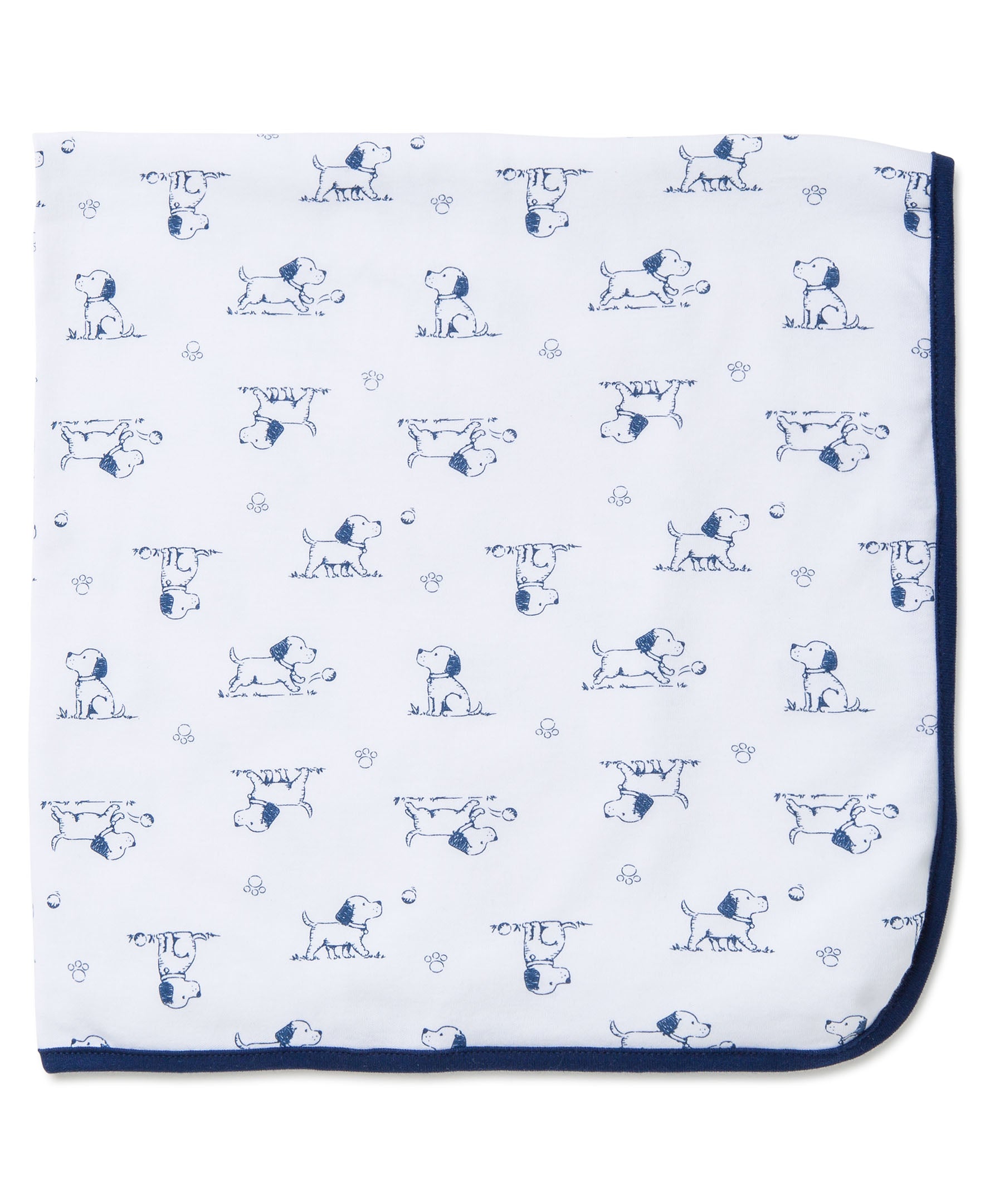  Puppy Toile Receiving Blanket、mySite、layawaytickets