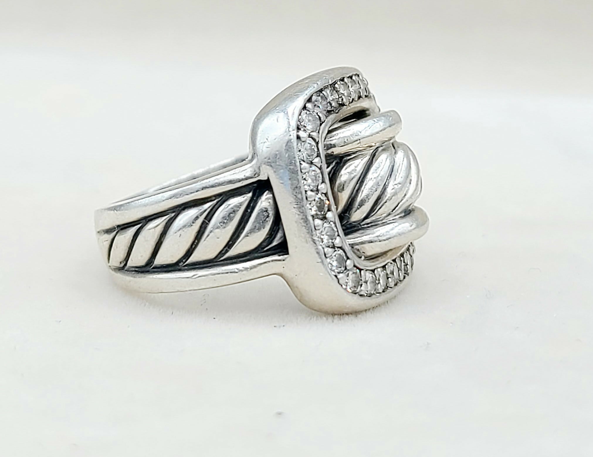 David Yurman Buckle Ring Large with Diamonds、mySite、hinf8tx79