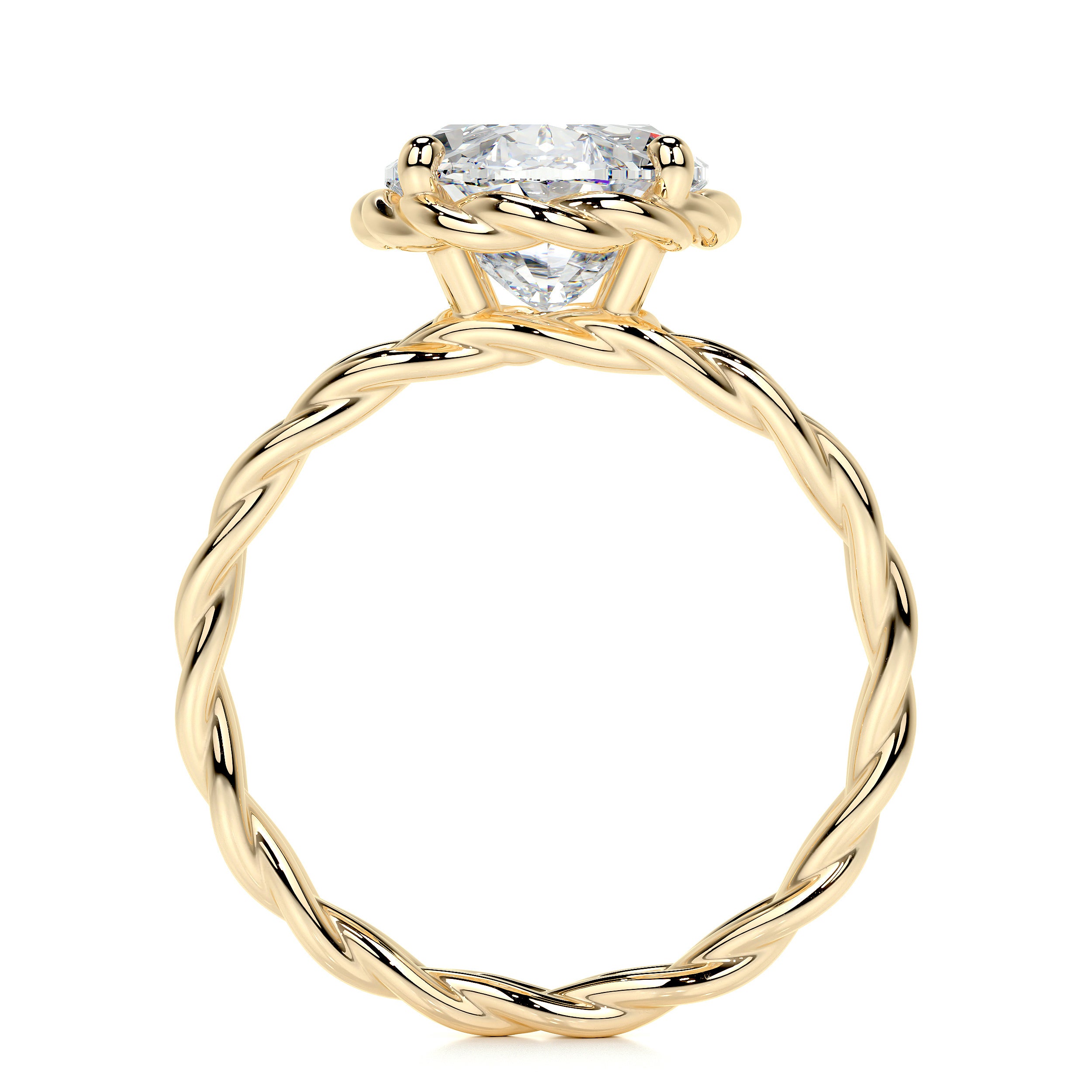 Milani Lab Grown Diamond Ring -18K Yellow Gold、mySite、hinf8tx79