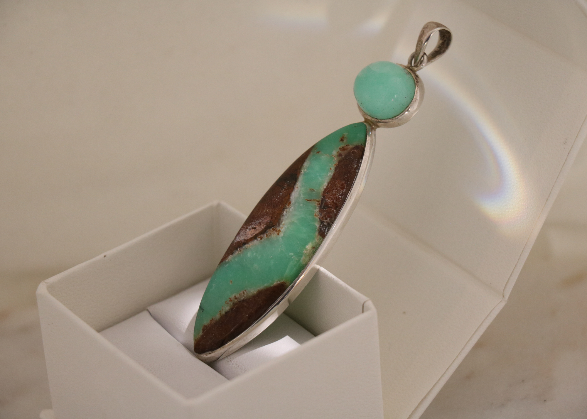 Chrysoprase Pendant (Sterling Silver)、mySite、topwebapps