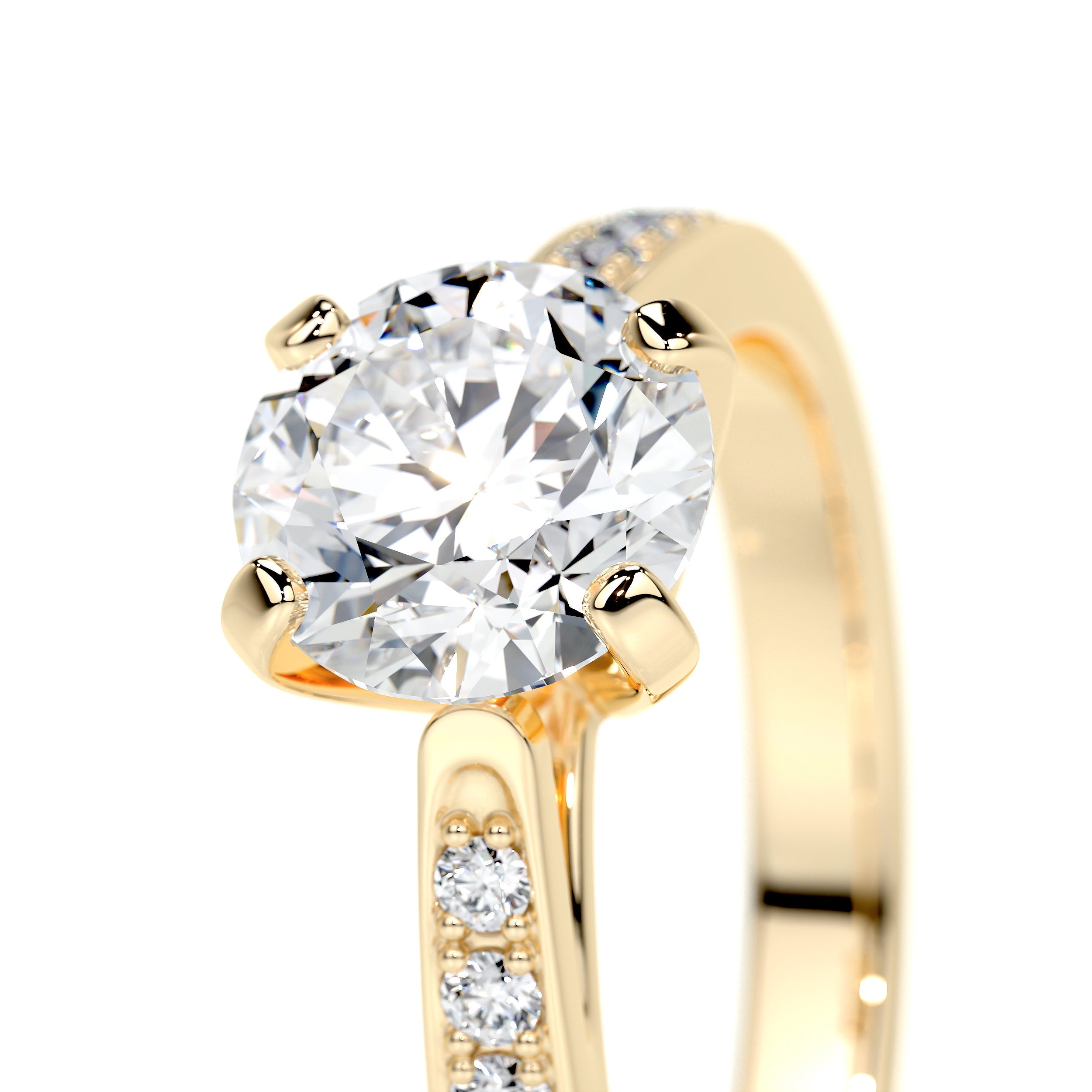 Margaret Lab Grown Diamond Ring -18K Yellow Gold、mySite、hinf8tx79