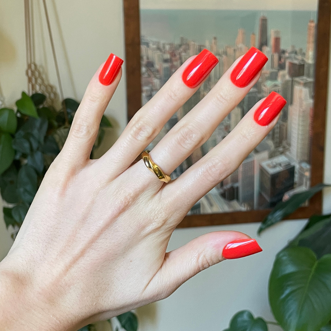 Lava - Press-On | Medium | Square、mySite、solidvoid