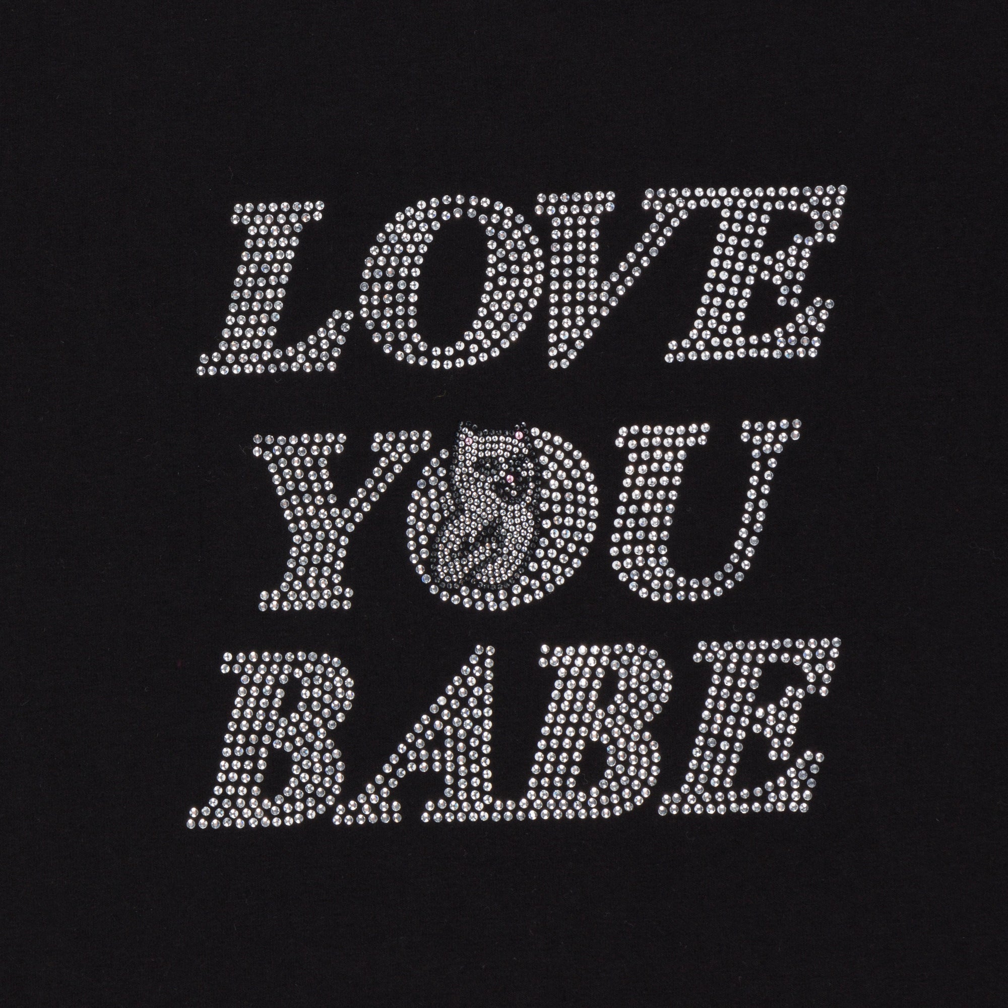  Love You Baby Tee (Black)、mySite、merchandisen