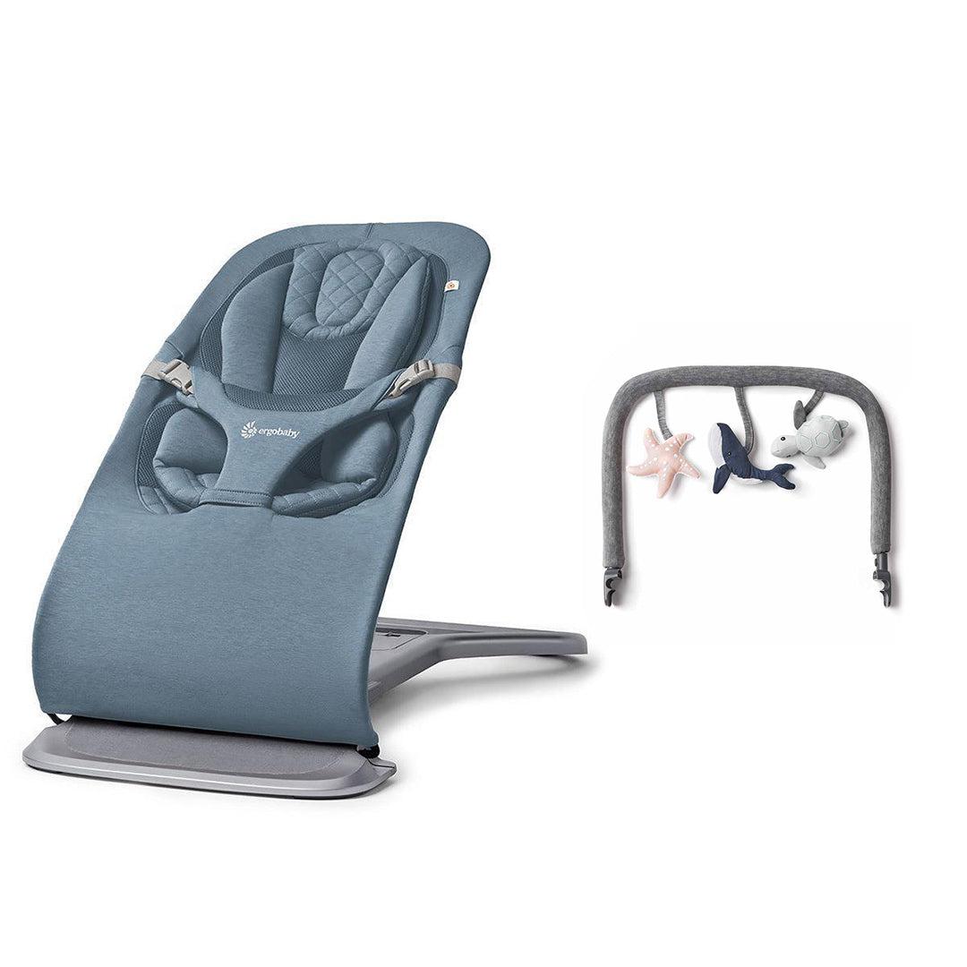  Ergobaby Evolve Baby Bouncer - Oxford Blue、mySite、merchandisen