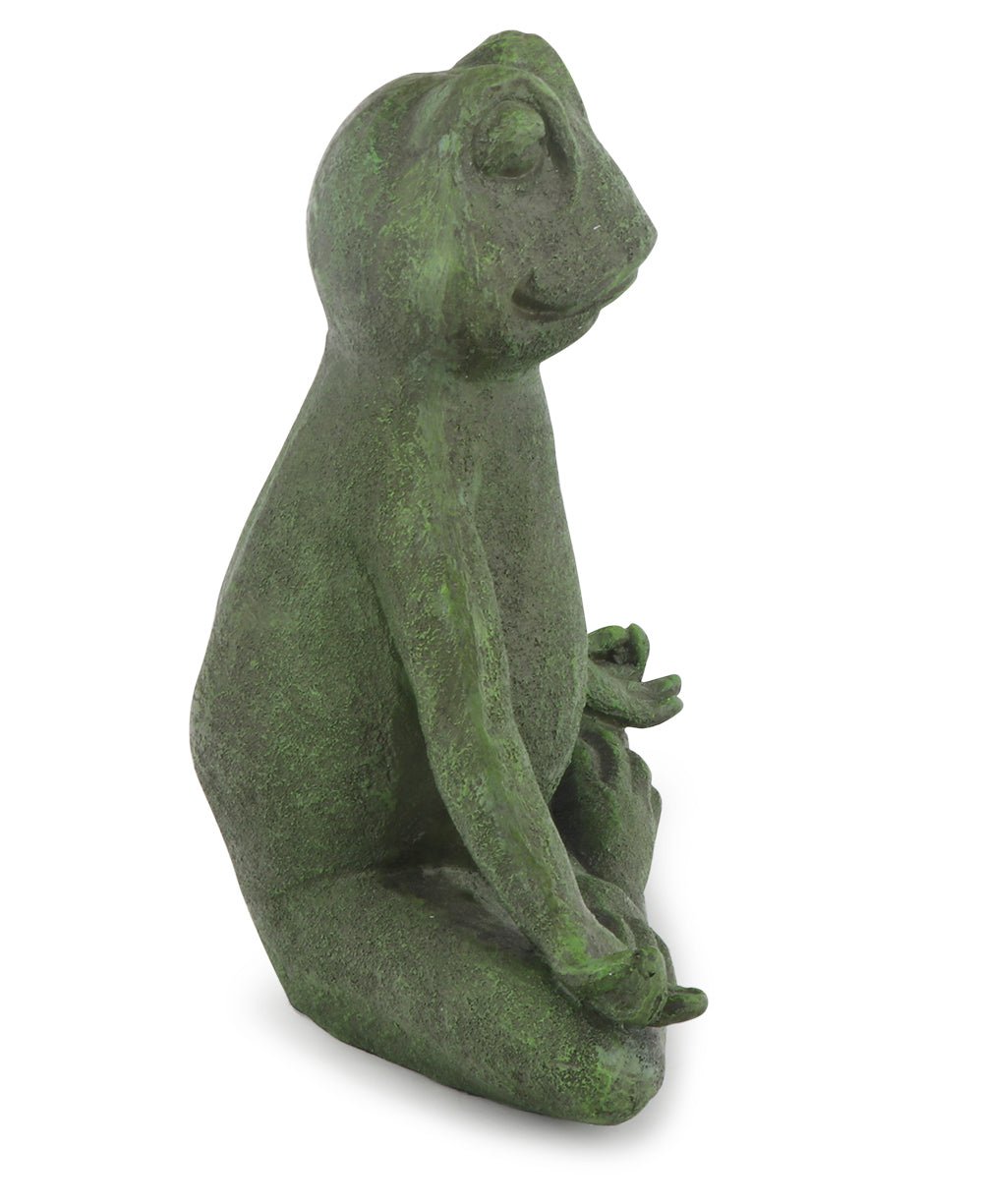 Meditating Yoga Frog Indoor Outdoor Statue、mySite、topwebapps
