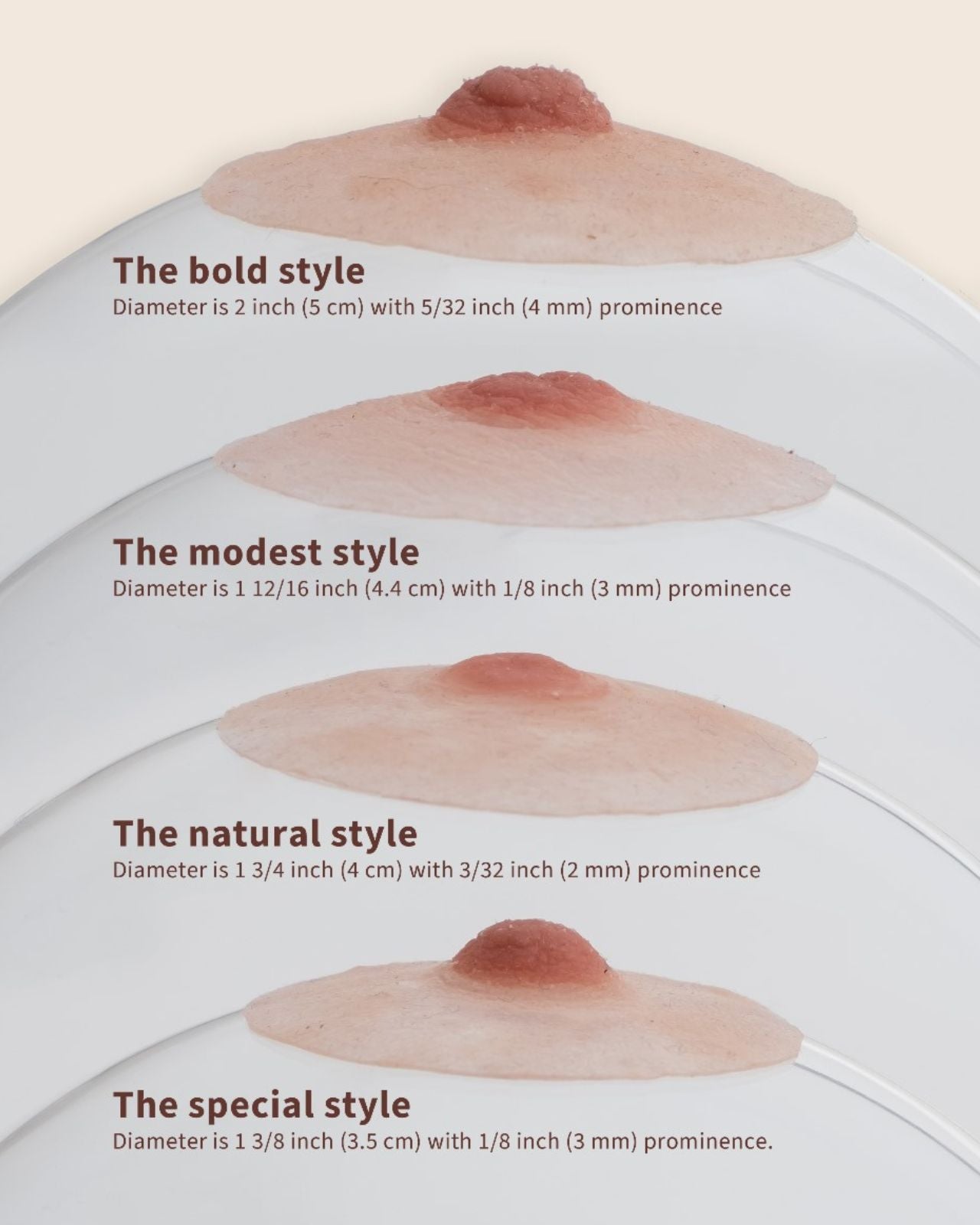 Pink Perfect Modest Prosthetic Nipples、mySite、bengalsvssteelers