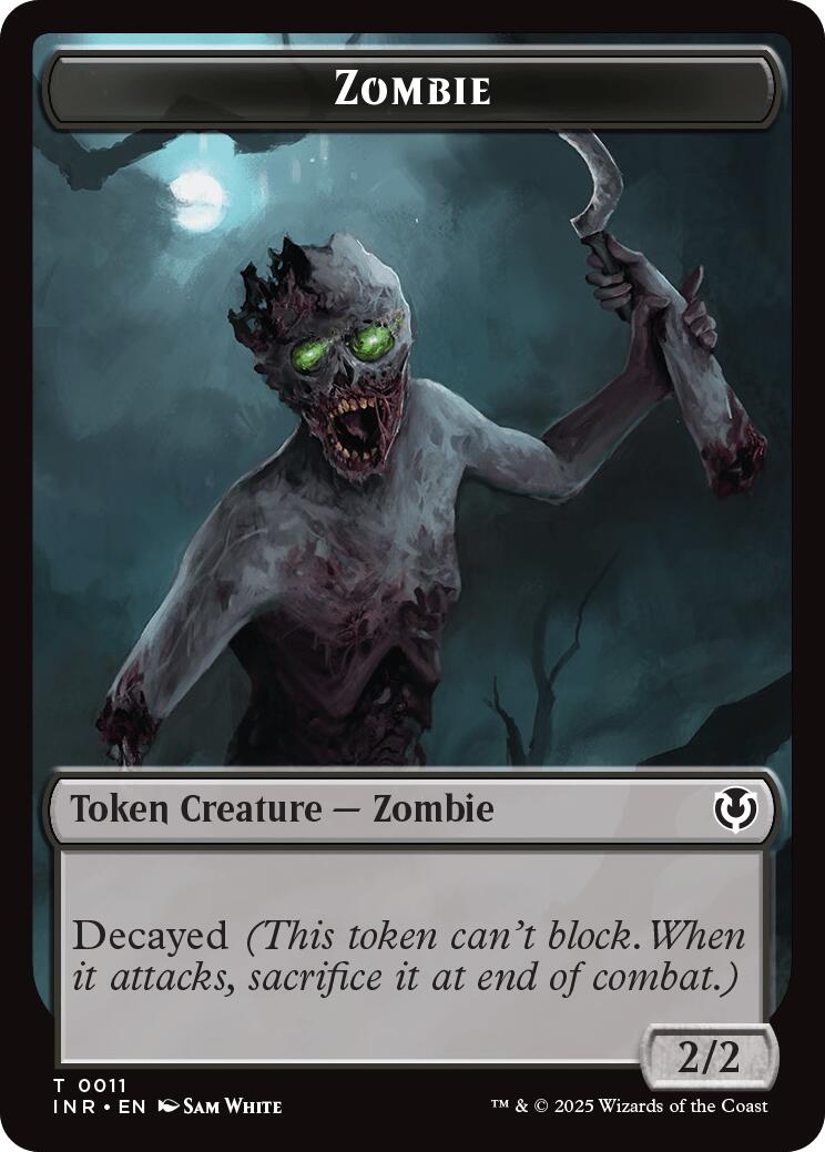 Zombie (0011) // Zombie (0012) Double-Sided Token Innistrad Remastered Tokens、mySite、waistdrama