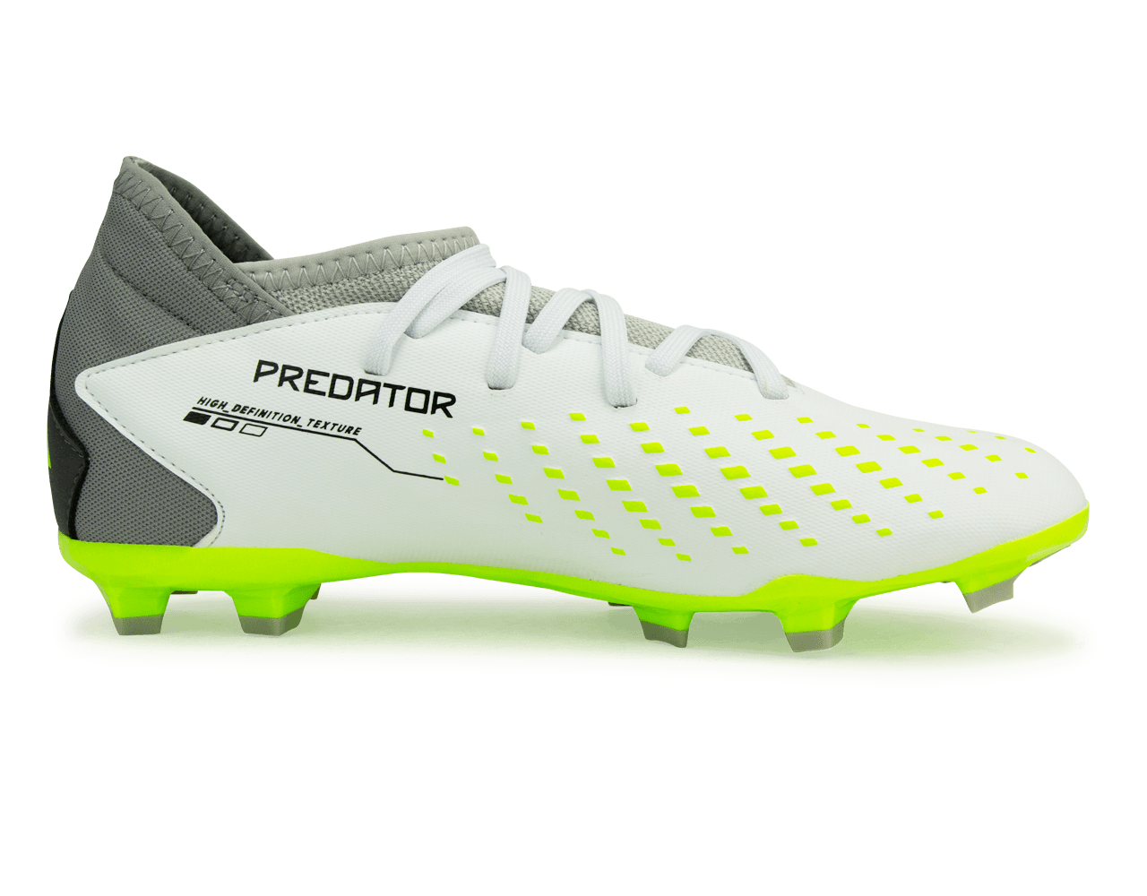 adidas Kids Predator Accuracy.3 FG White/Lucid Lemon、mySite、bottomscart